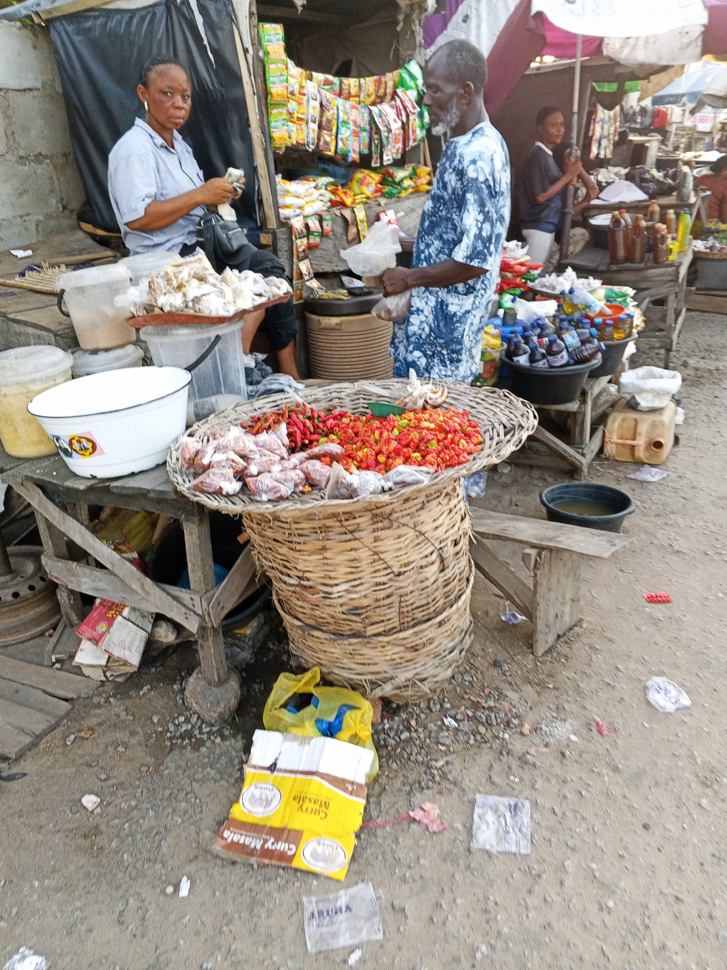 Daily life scenes captured across Zango-ndaji Nigeria markets and streets