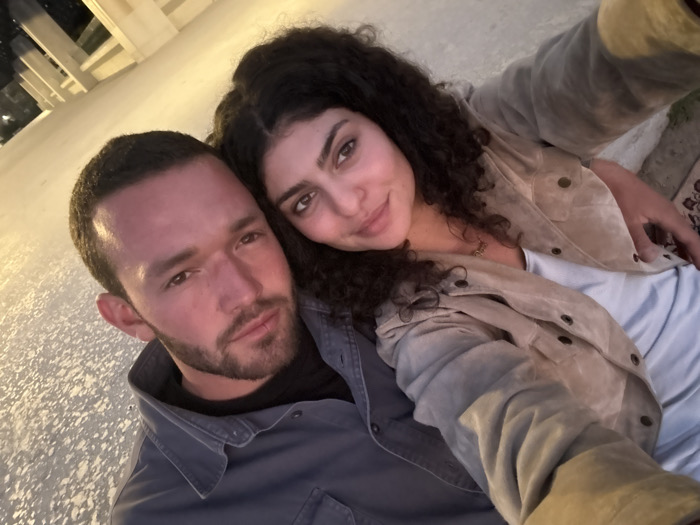 Couple photographed at Exposition Park during late night visit
