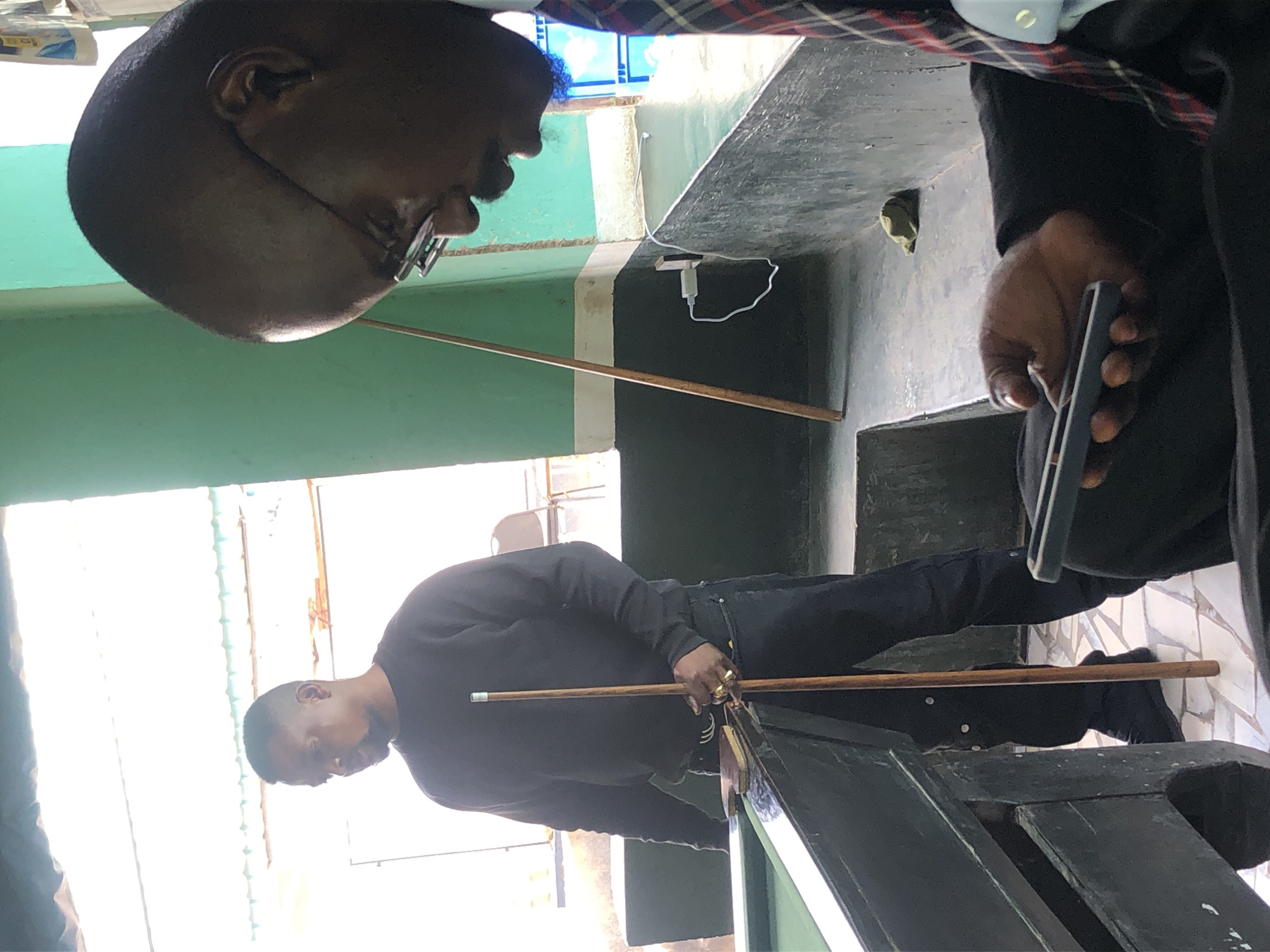 Afternoon billiards gathering documented by witnesses over three hours