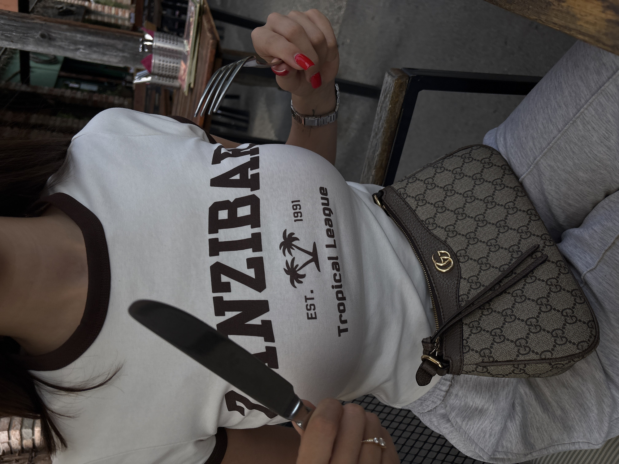 Lazy outdoor lunch at a Prague café, summer 2026