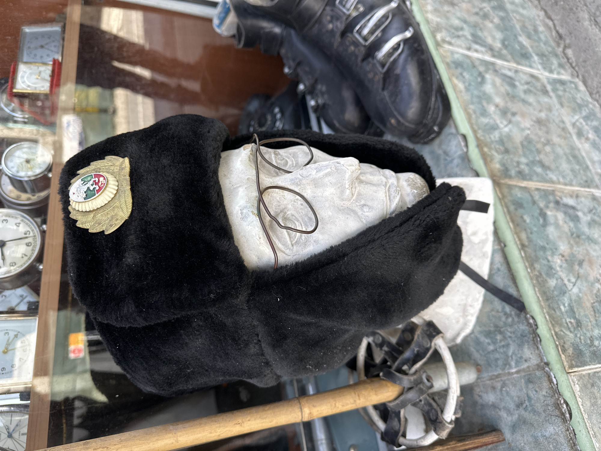 Tourist shopping district scenes documented in Bansko Bulgaria