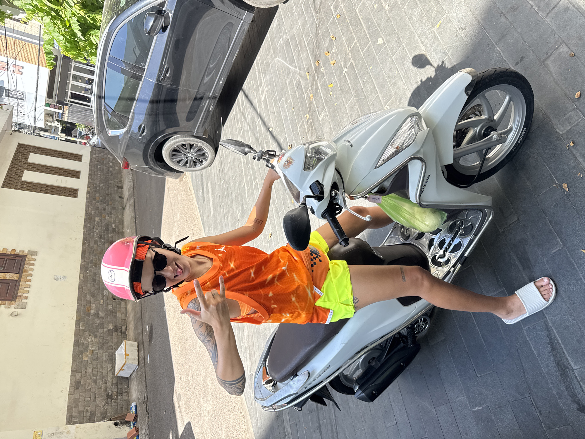 Scooter rides and poolside snacks in Quy Nhon