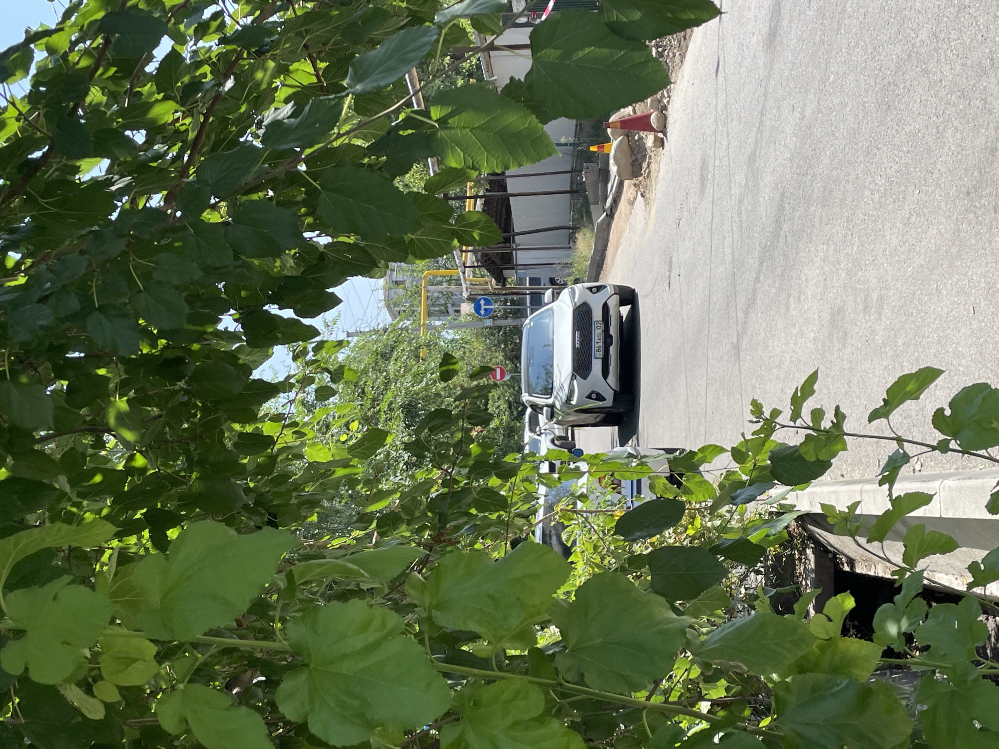 Road works and everyday street life in Almaty