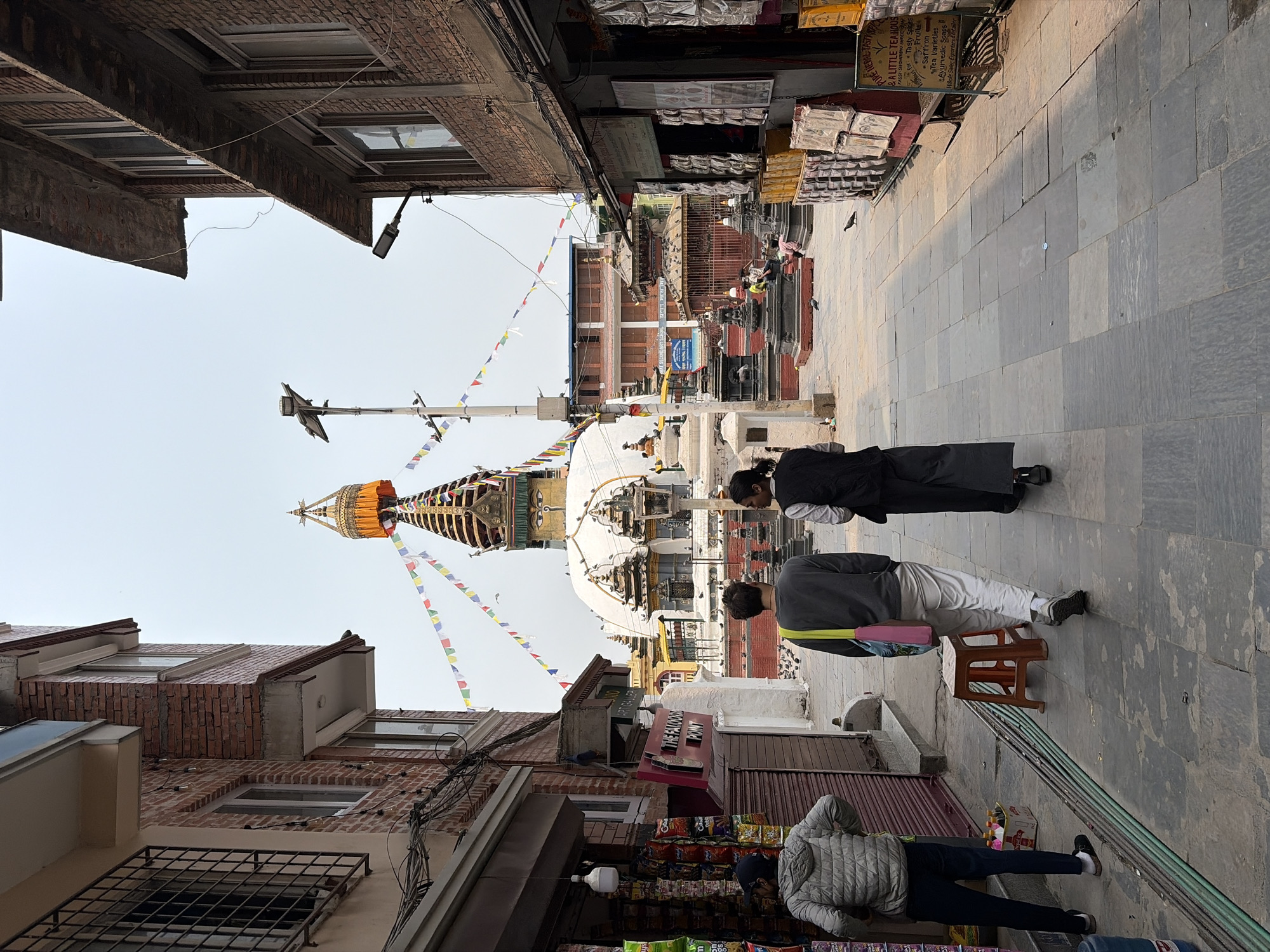 Buddhist temples documented in early morning Kathmandu photography session