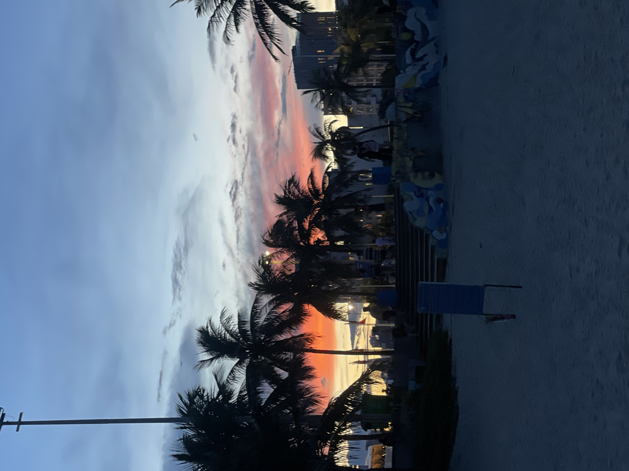 Beach soccer and twilight skies on Da Nang's shoreline
