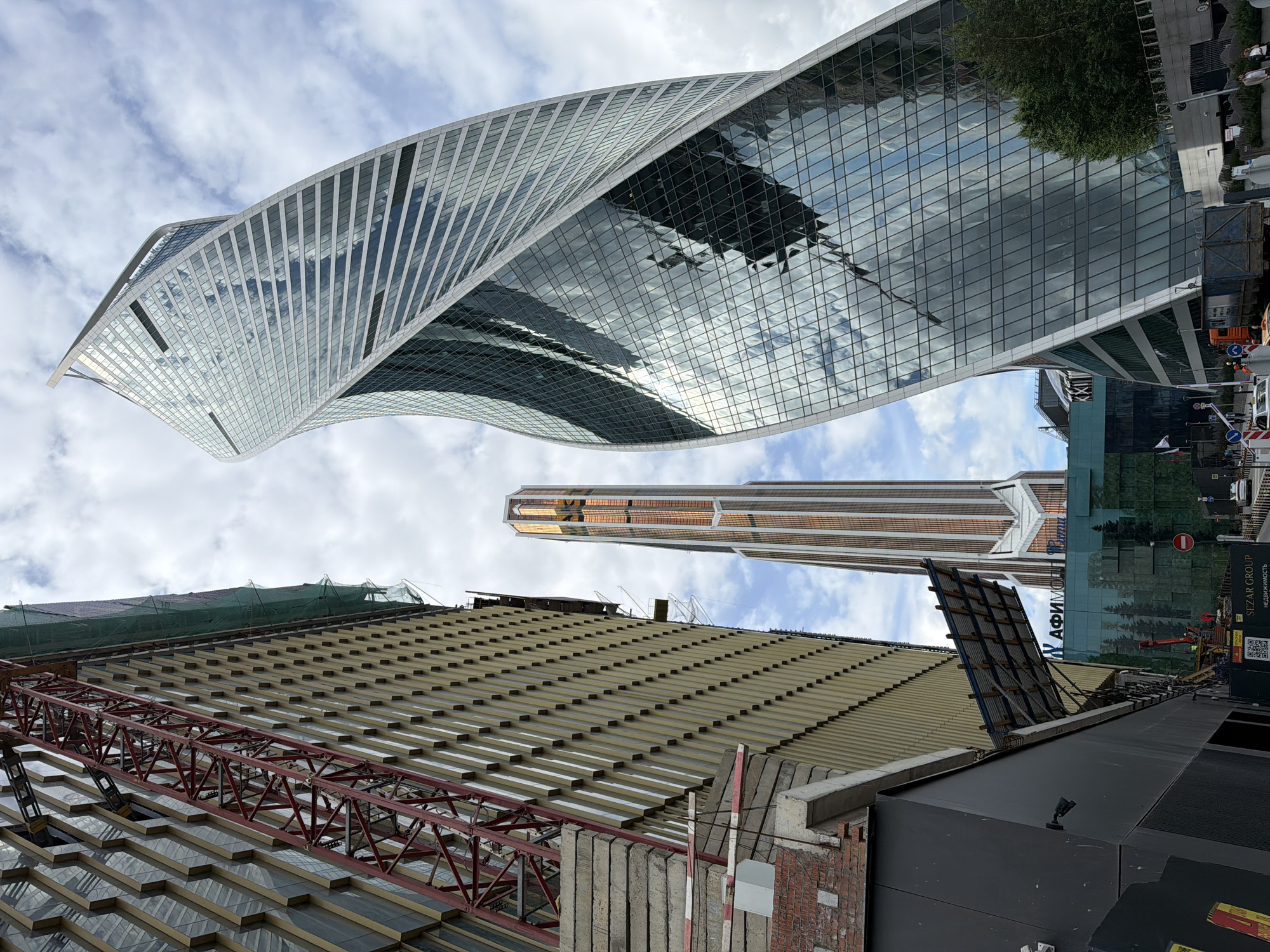 Moscow witness captures business district architecture and subway scenes