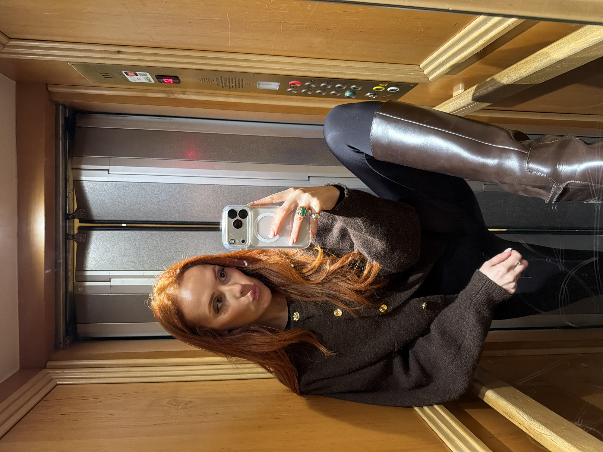 Woman Takes Selfies in Parisian Elevator on 13th Floor