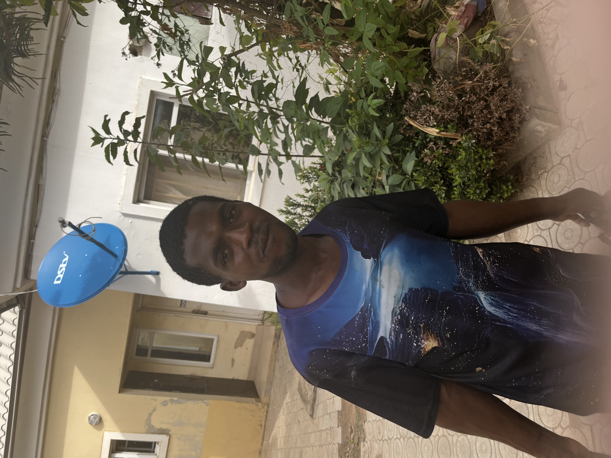 Morning life documented in residential Abuja neighborhood