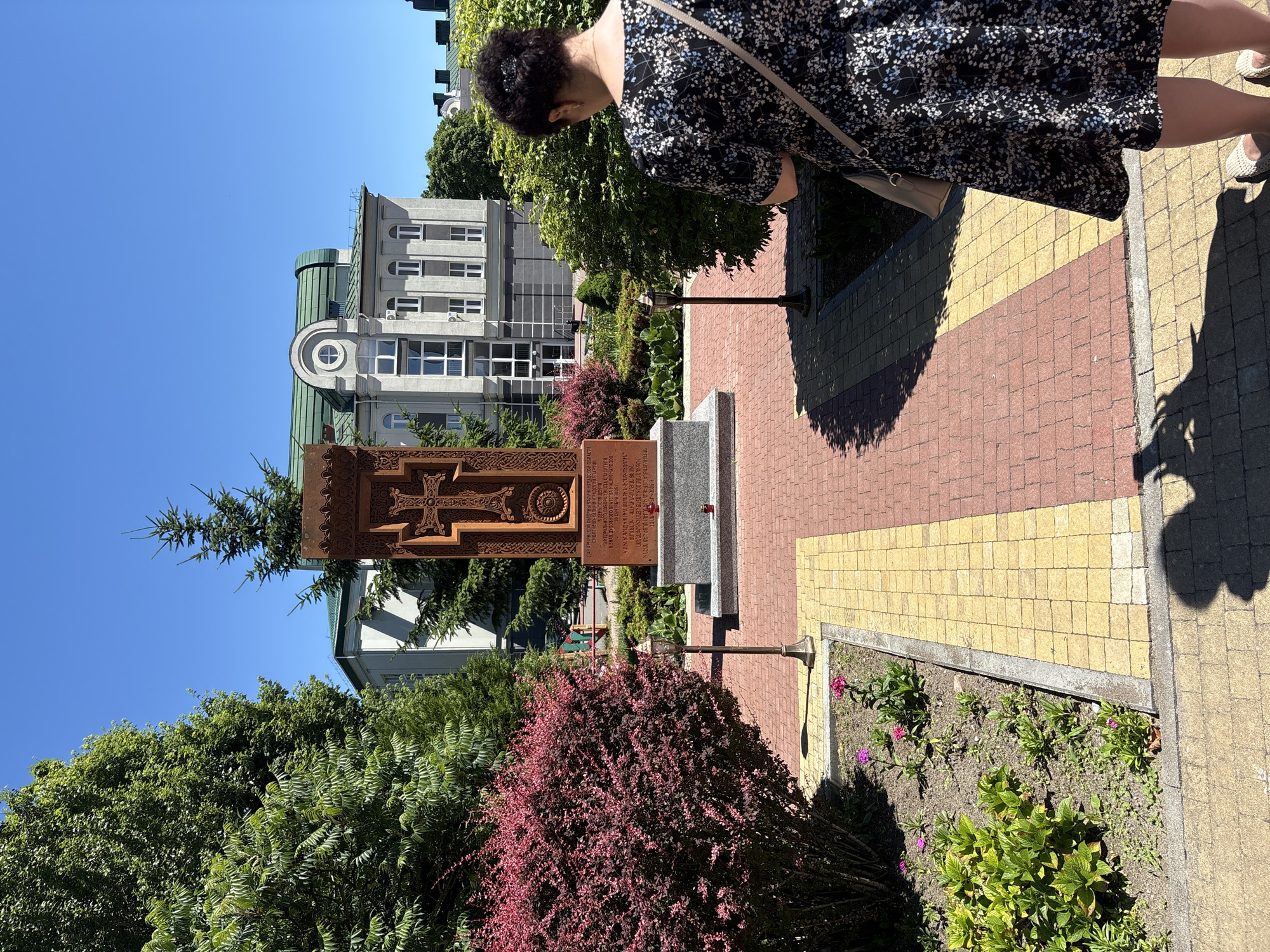 Orthodox churches and public squares in central Kaliningrad
