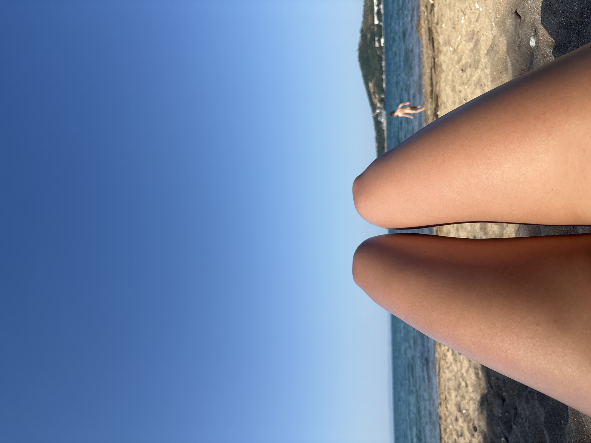 Sunny afternoon on the Burgas beachfront, Bulgaria.