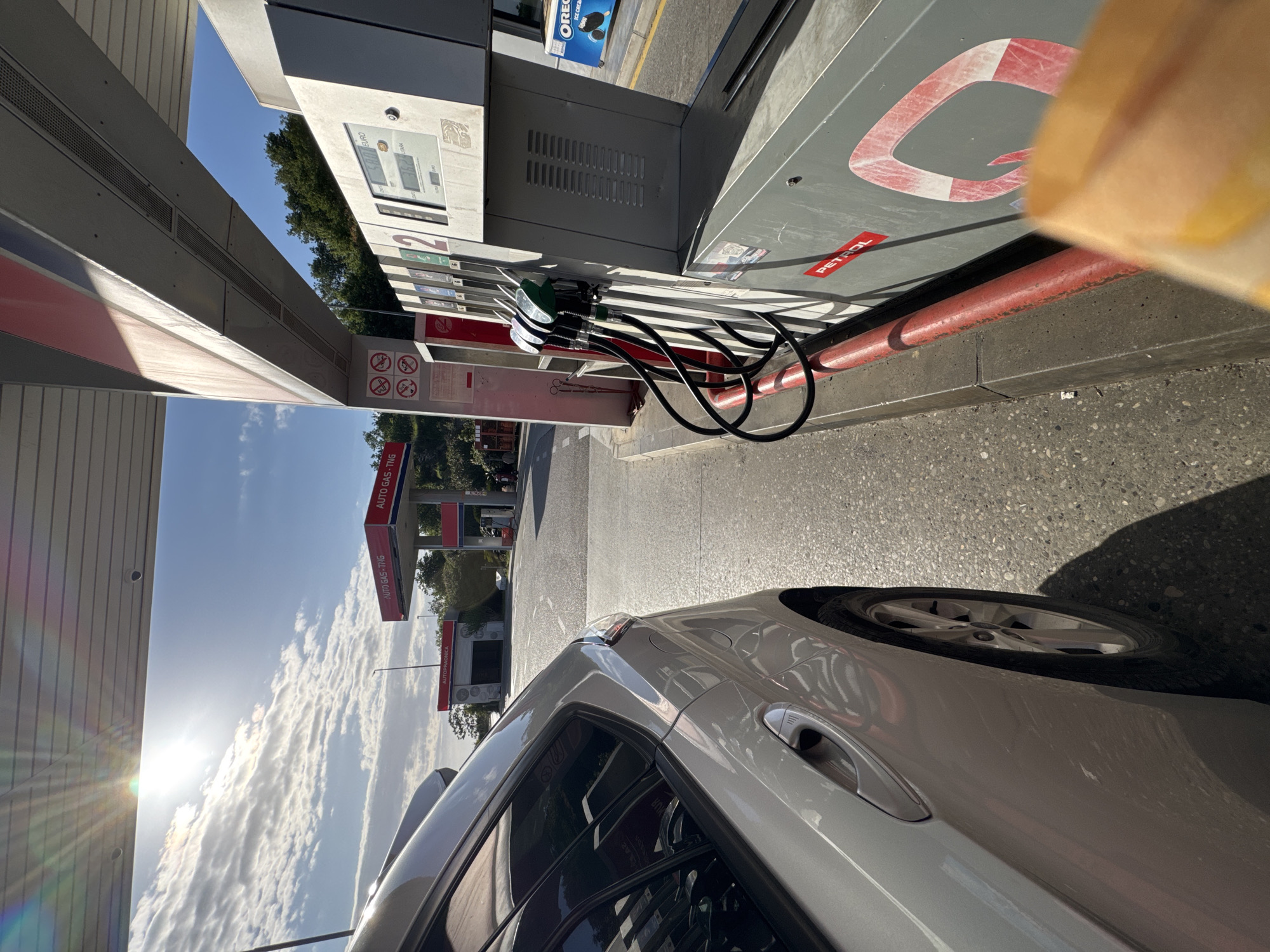 Italian-flag painted vintage vehicle spotted across Montenegro coastal towns