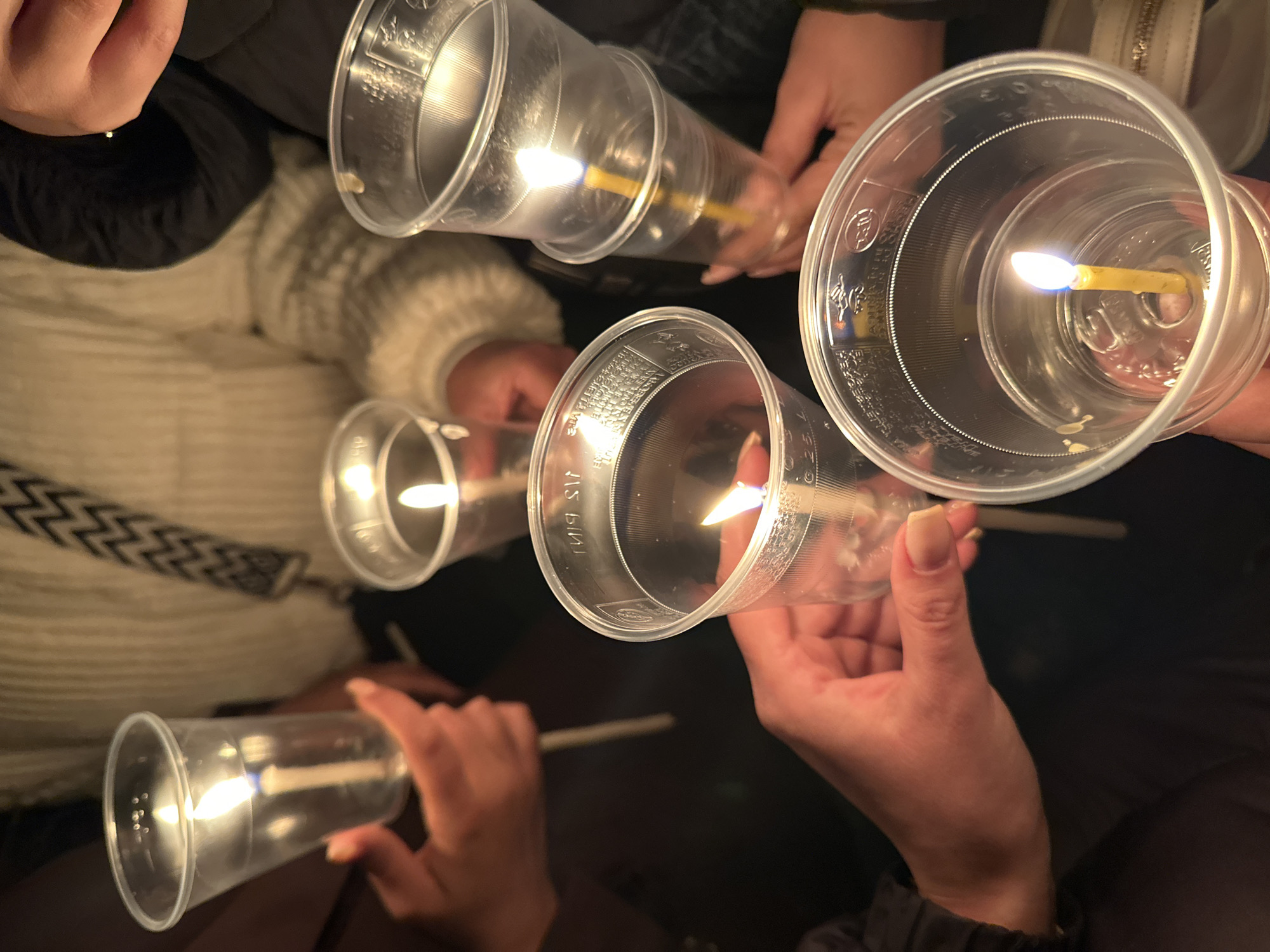 Candlelight vigil held in Dupnitsa, Bulgaria Saturday evening
