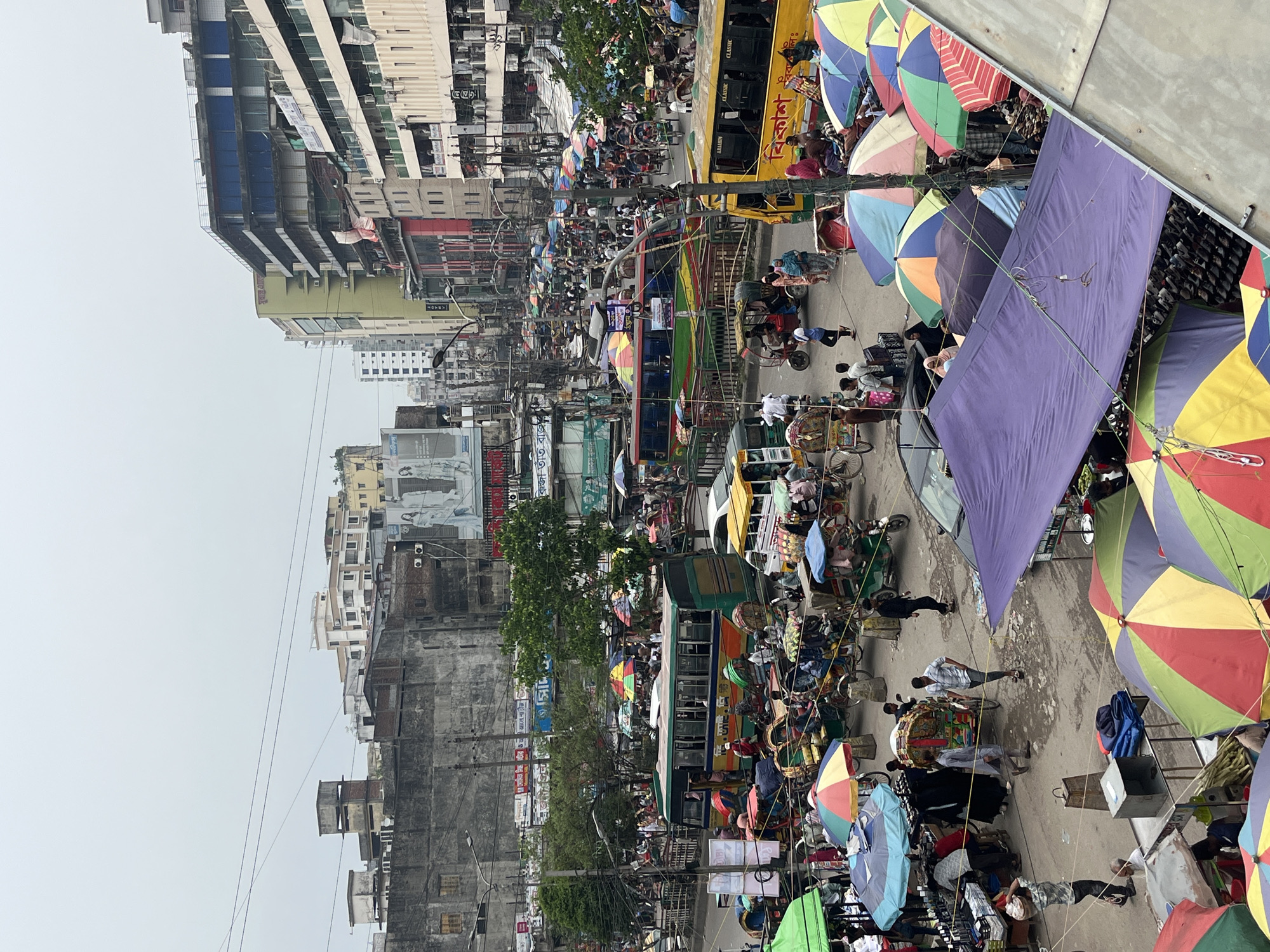 Morning rush hour activity observed in busy Dhaka streets