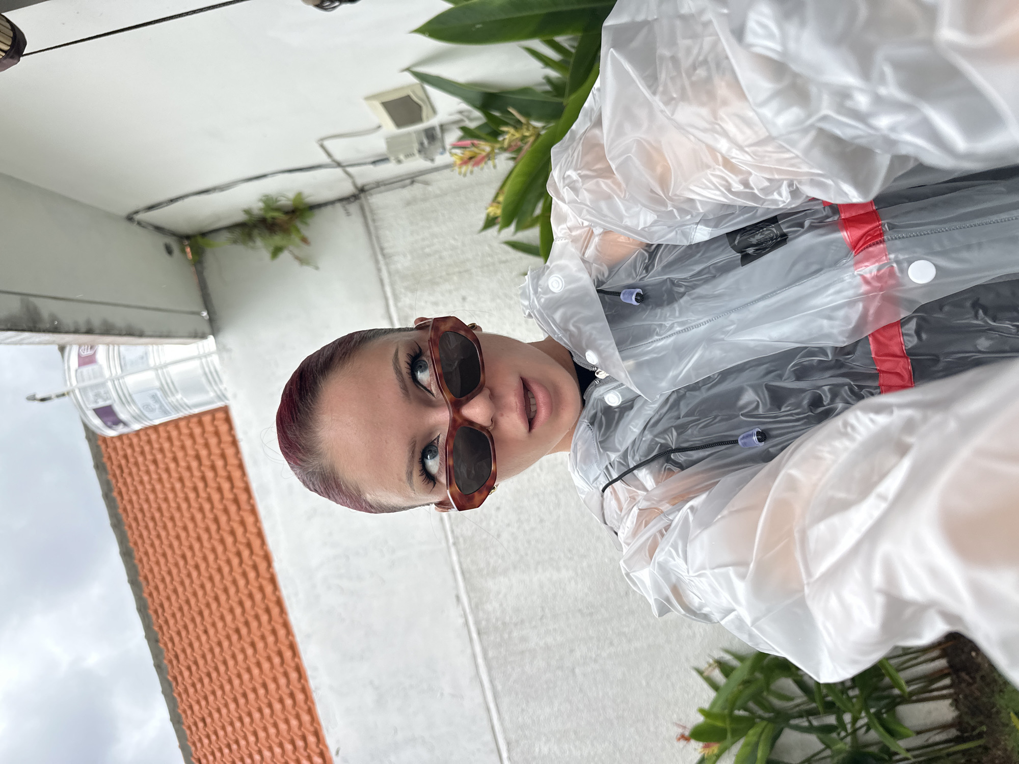 Woman poses for multiple portraits in North Kuta