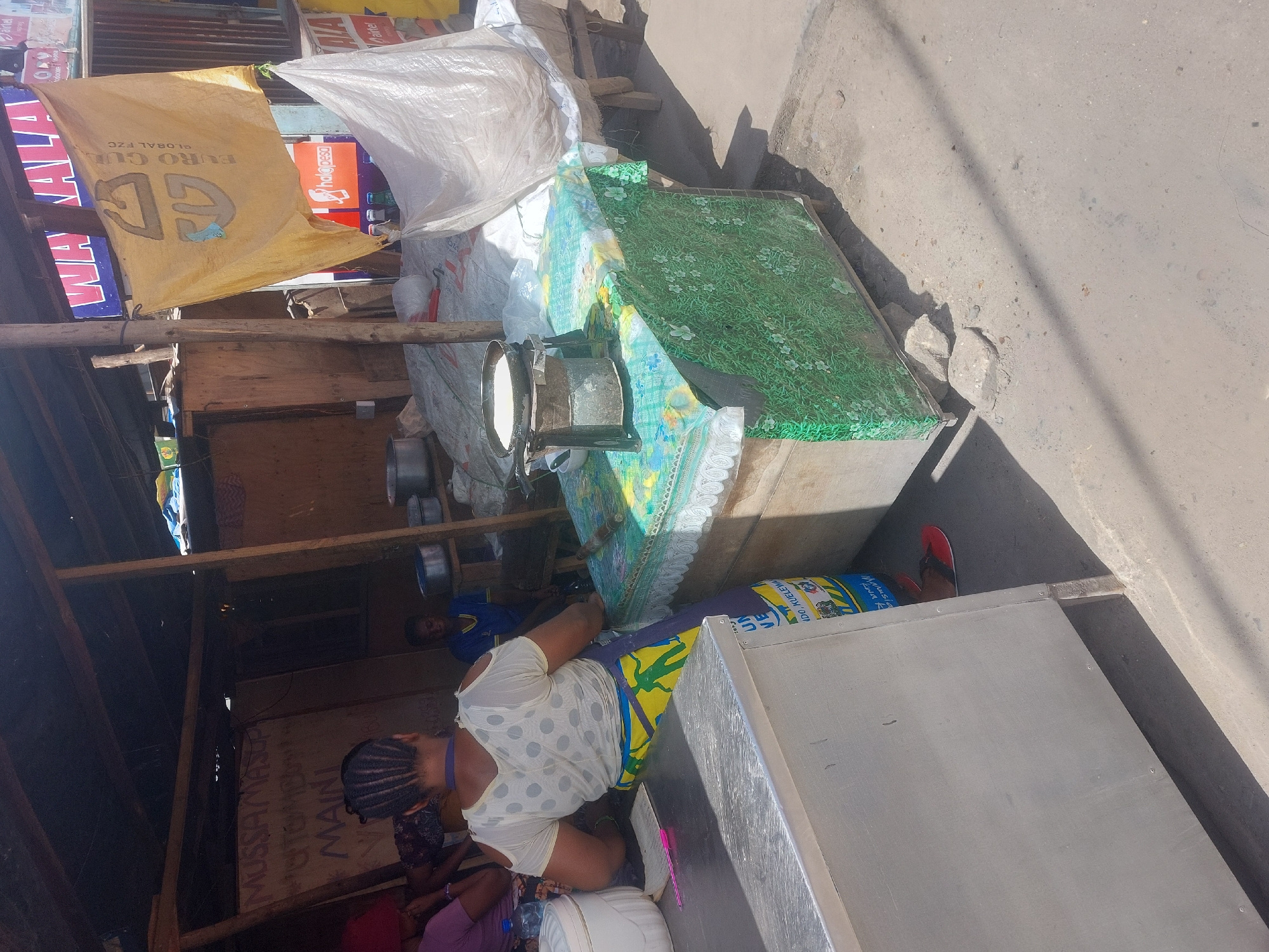 Morning street vendor activity documented across Dar es Salaam