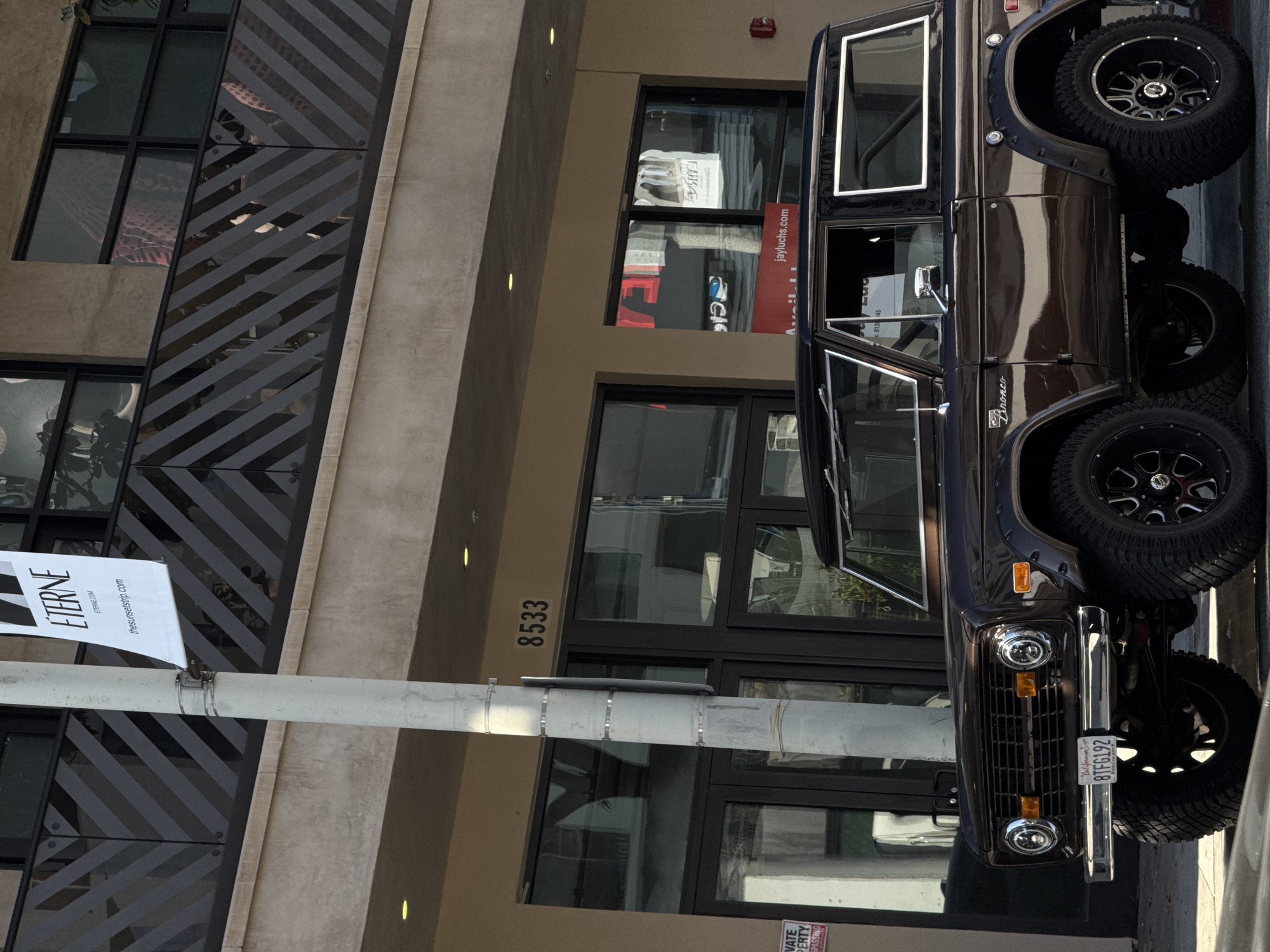 Ford Bronco spotted parked outside West Hollywood building