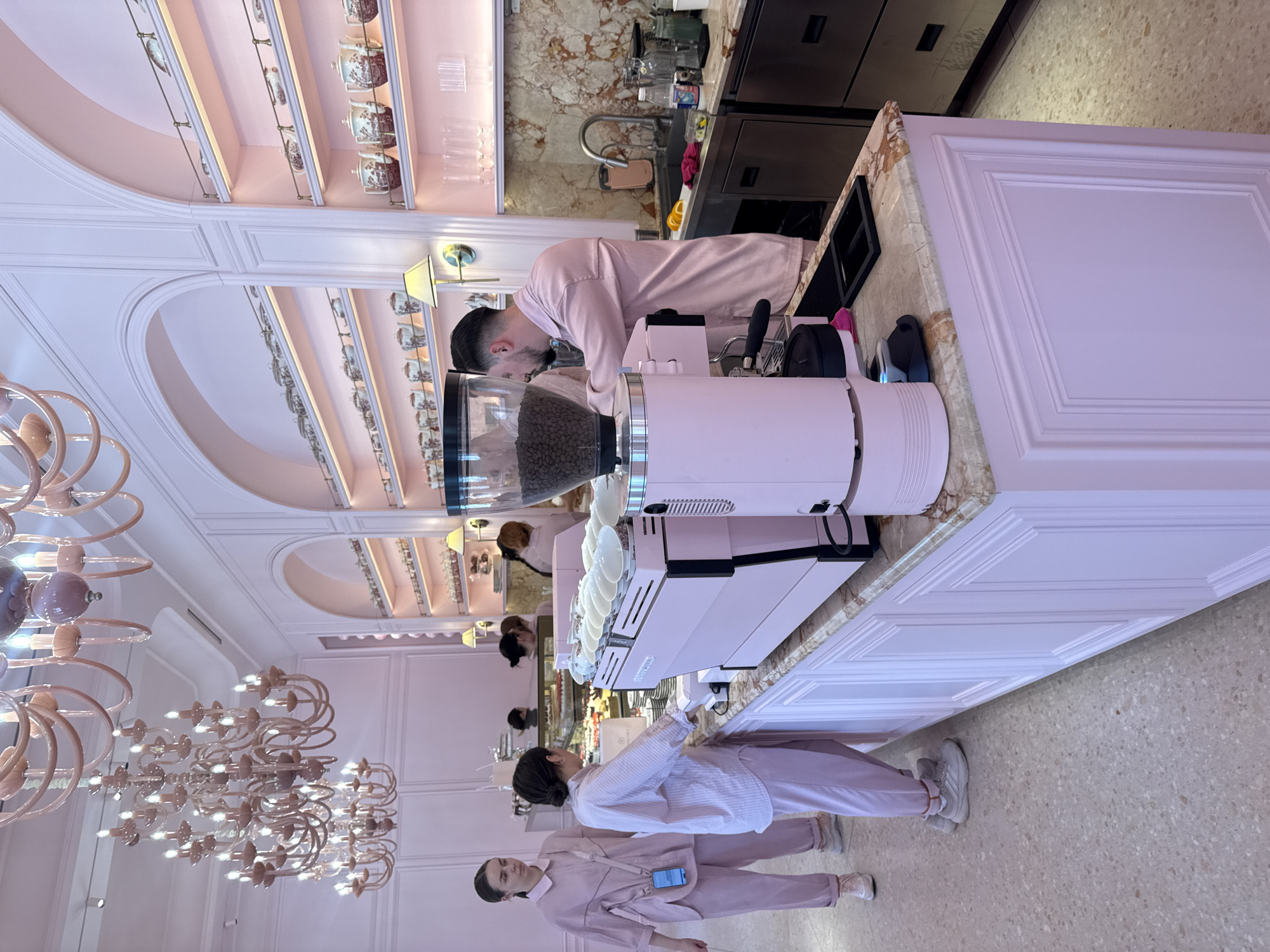 Inside Kyiv's all-pink café and dessert bar