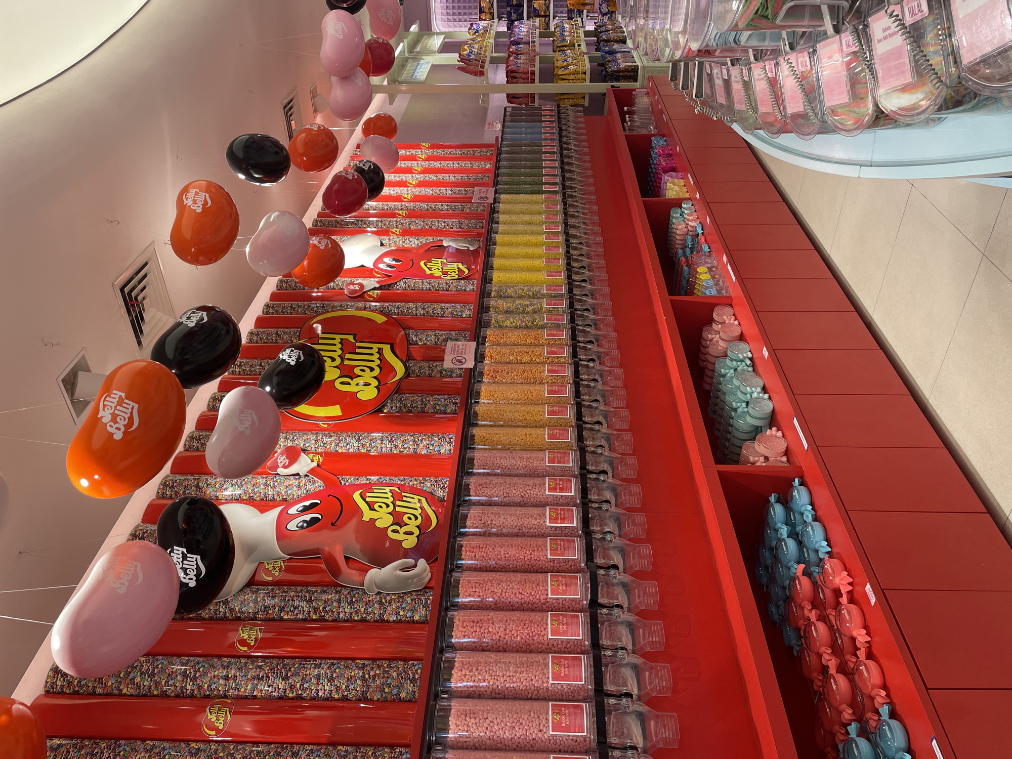 Shopping complex morning activities documented in Denpasar, Indonesia