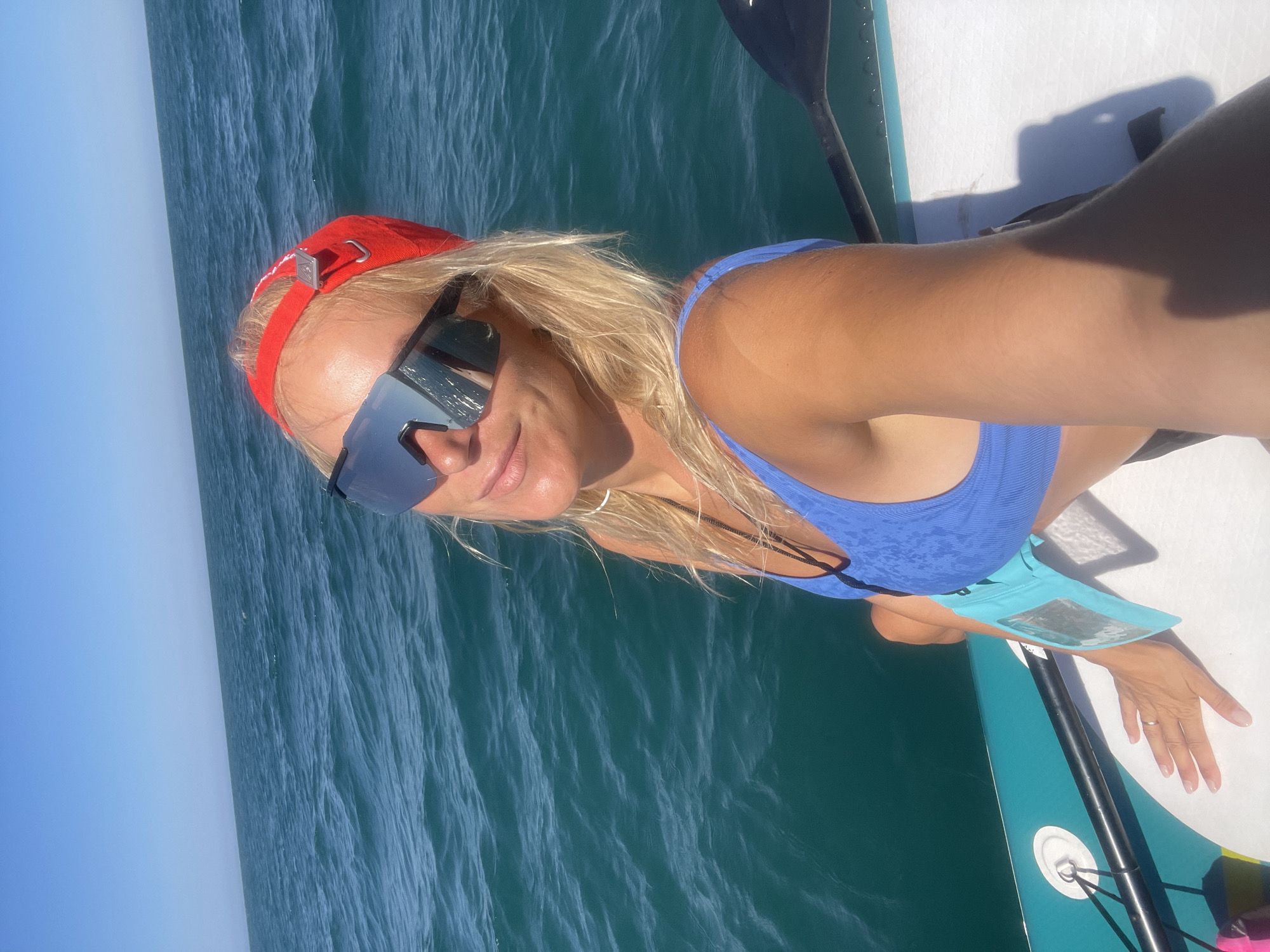 Paddleboarding and selfies on the Black Sea near Sochi