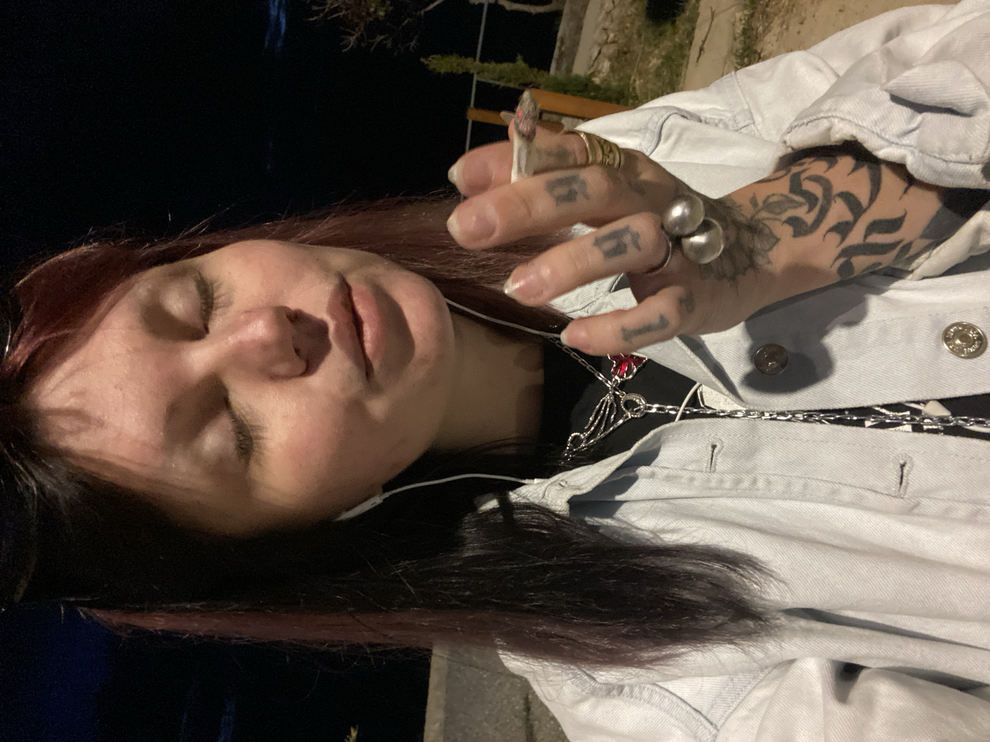 Tattooed dog walker spotted across Montenegro coastal towns evening