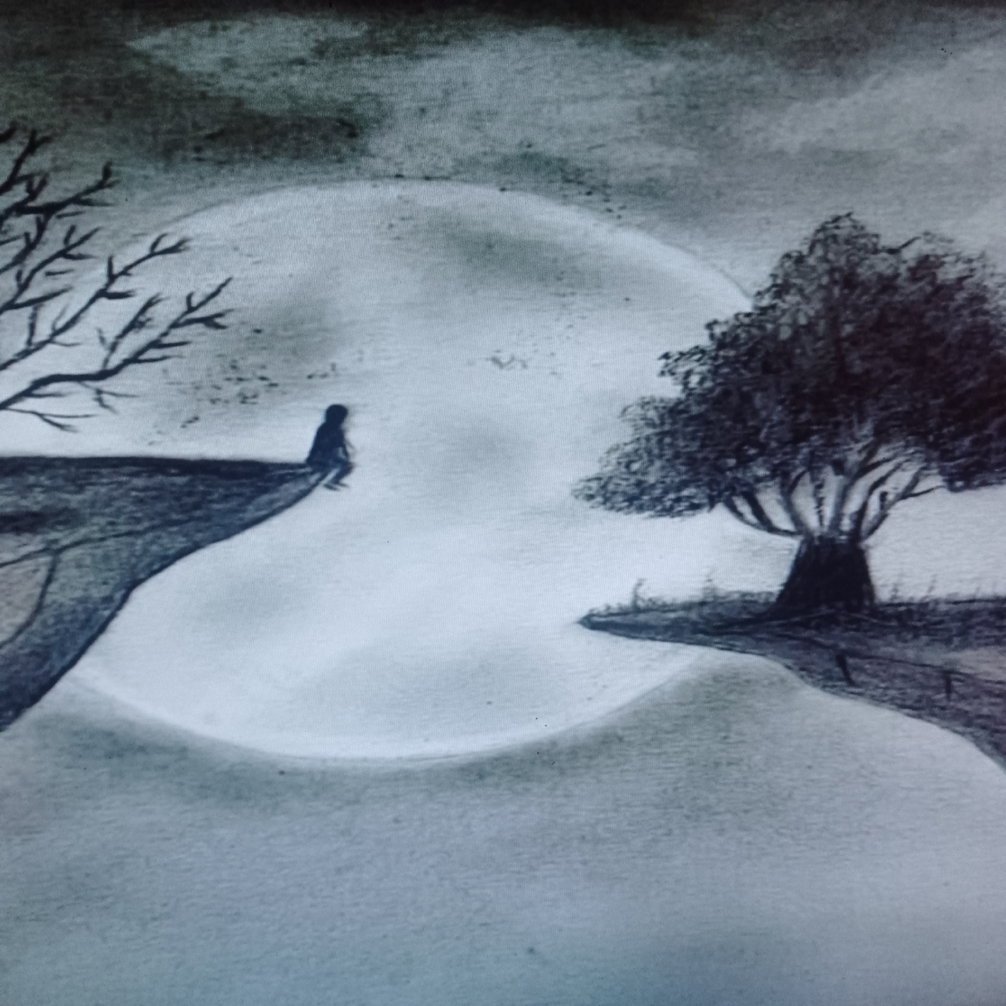 Art and nature scenes captured at same coordinates