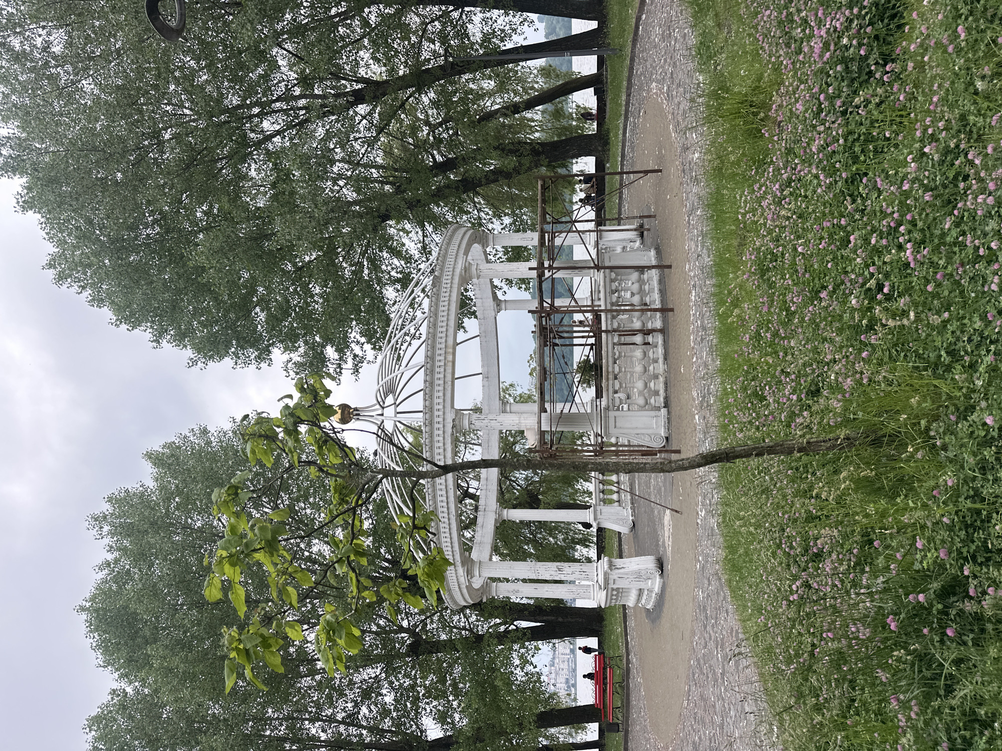 Afternoon leisure activities captured at Ternopil Pond park area