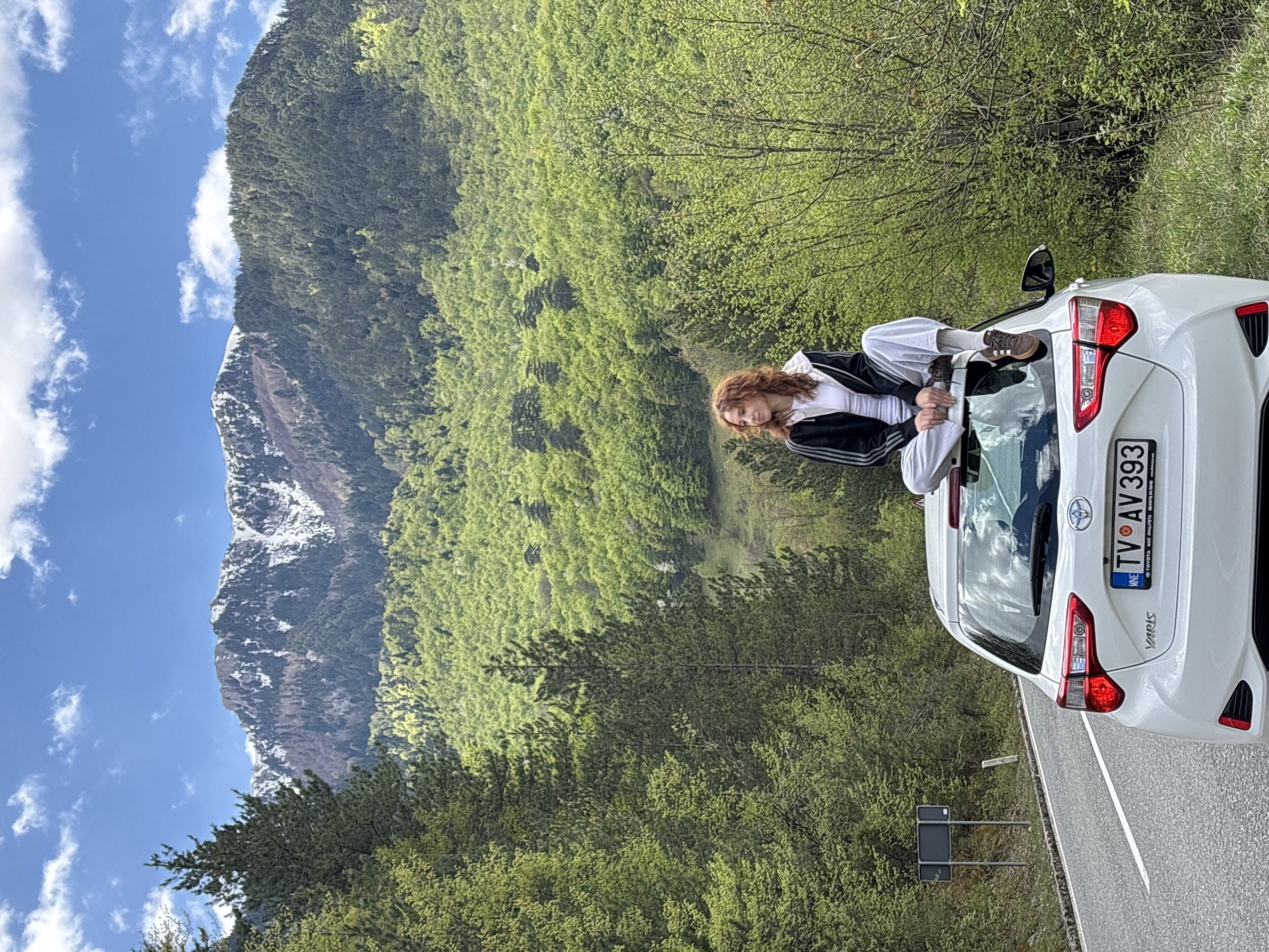 Mountain road scenic views documented by witnesses