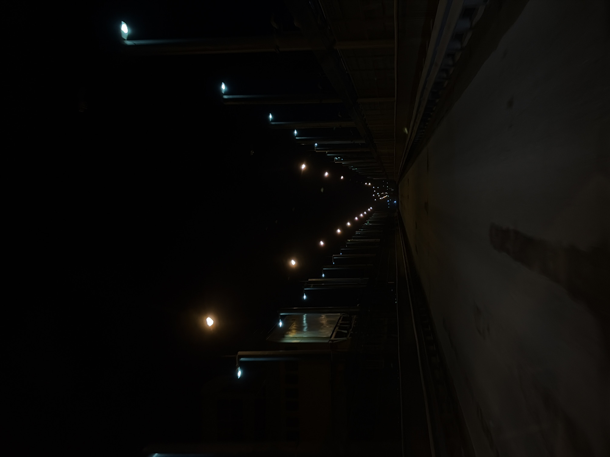 Dark tunnel corridor photographed in Chaikovsky, Russia