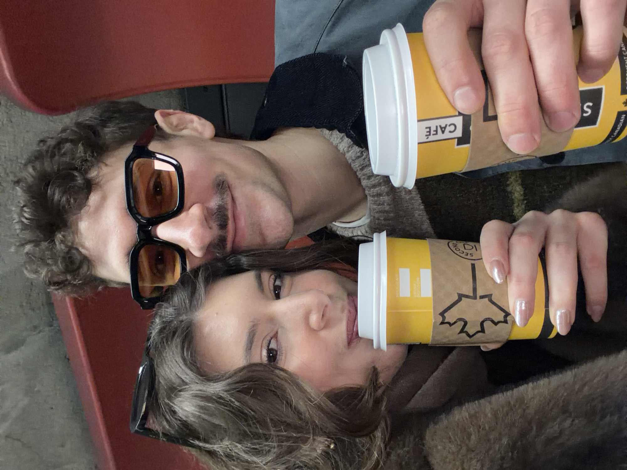 Coffee drinking observed across multiple Montreal locations Saturday afternoon