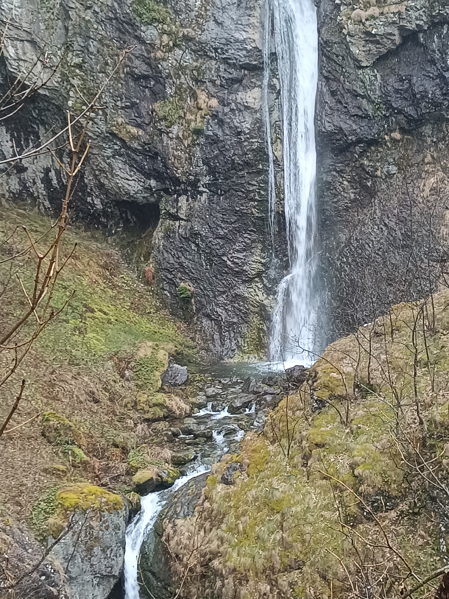 Skakavitsa Waterfall photographed near Dupnitsa, Bulgaria