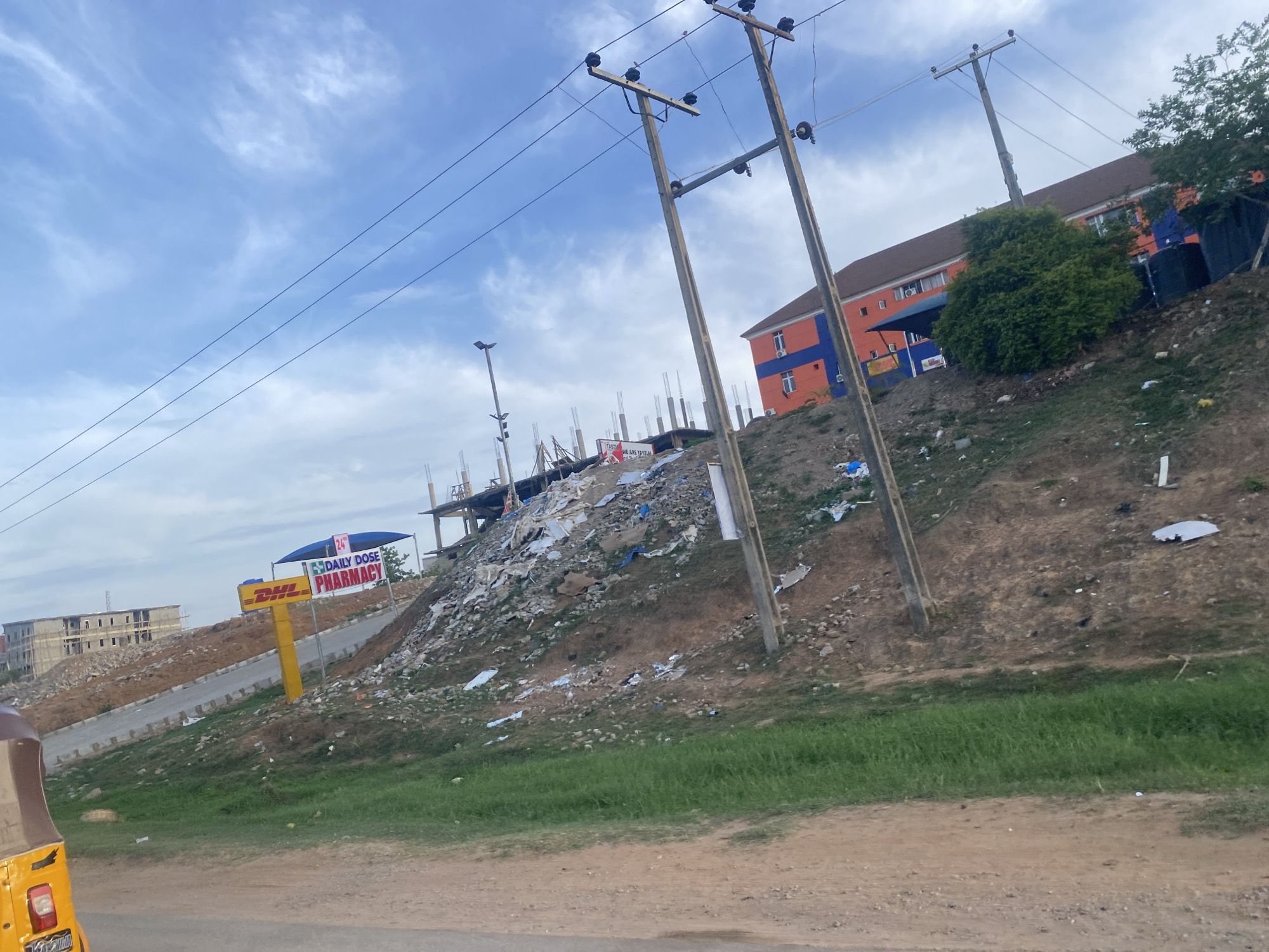 Morning street scenes captured in Abuja, Nigeria
