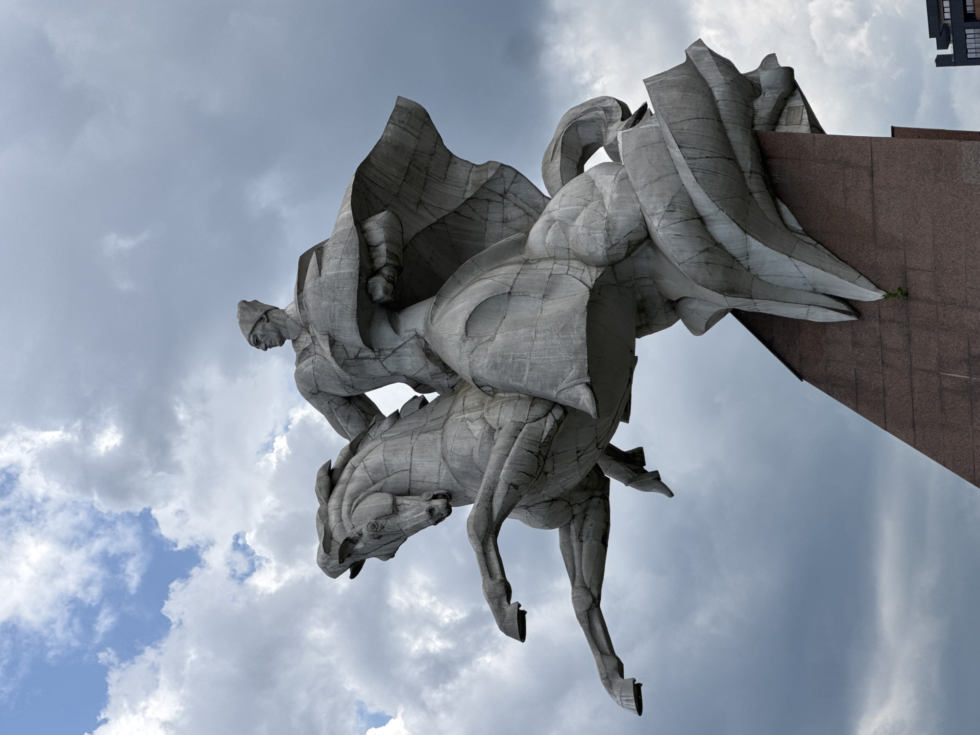 Victory Day decorations observed across central Vladikavkaz landmarks