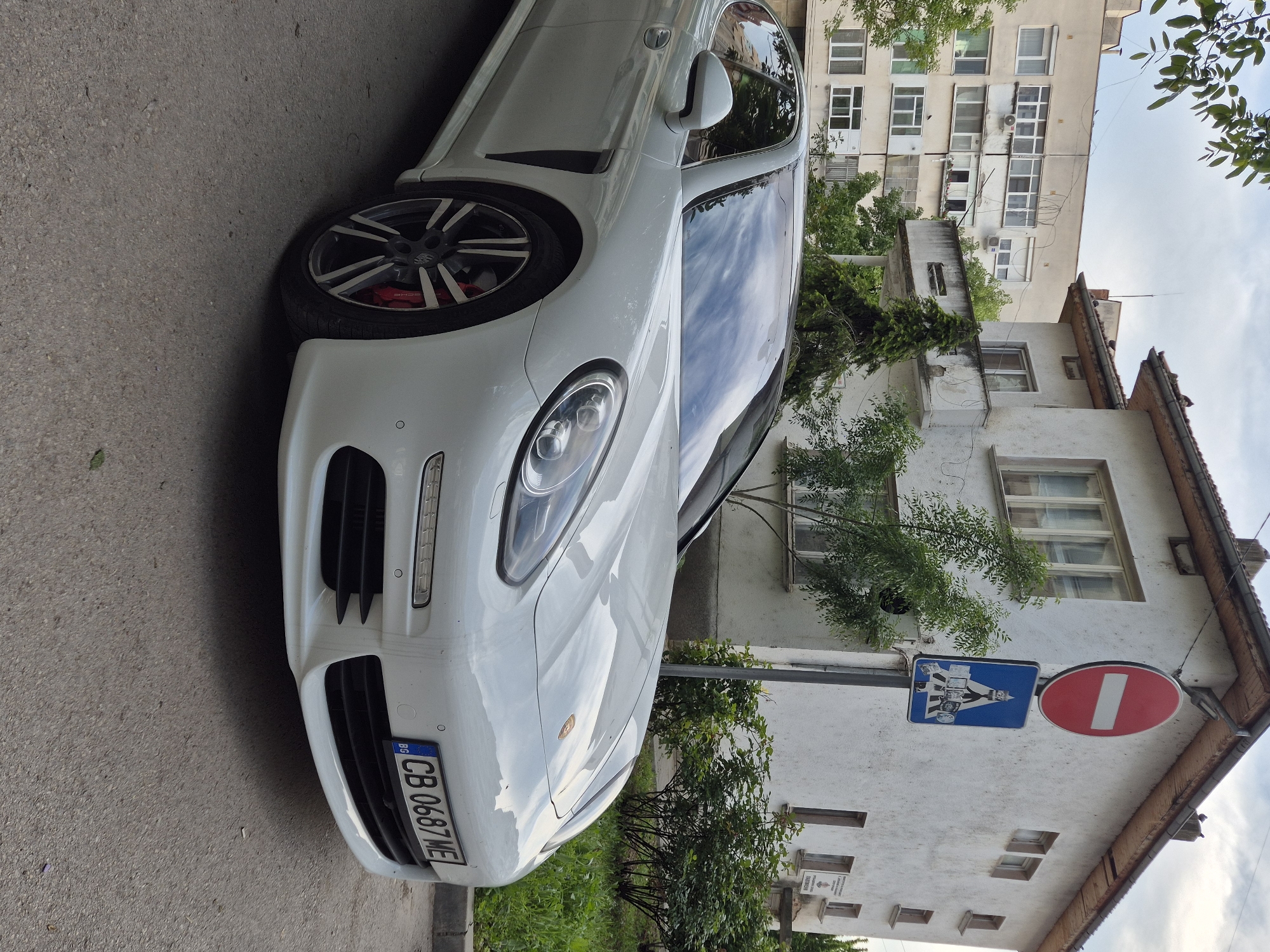 Porsche and three cats spotted in Pavlikeni, Bulgaria