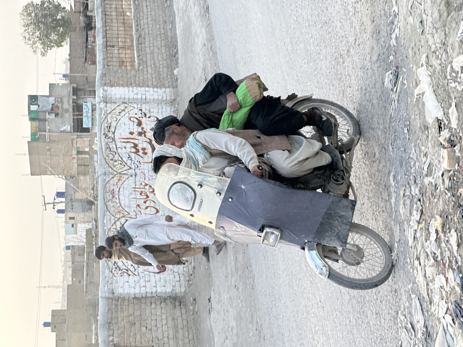 Daily street life documented in Quetta residential areas
