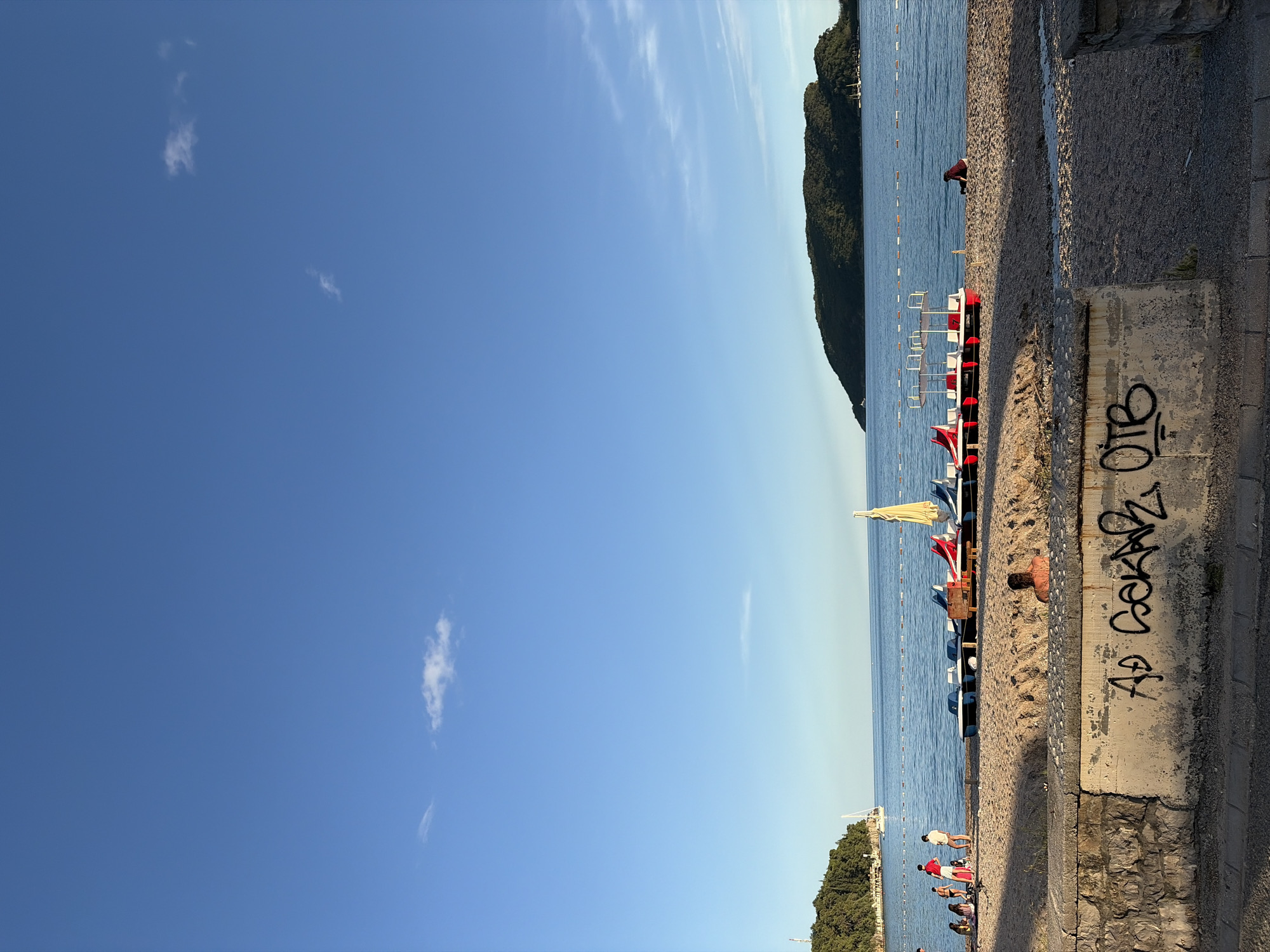 Large public gathering documented in coastal Budva, Montenegro