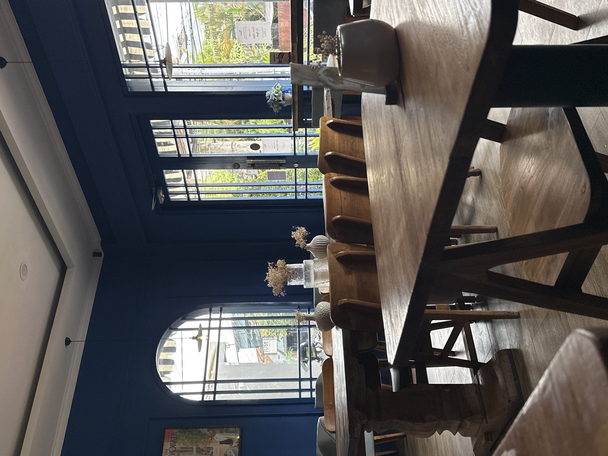 Early morning cafe scene documented in North Kuta, Indonesia