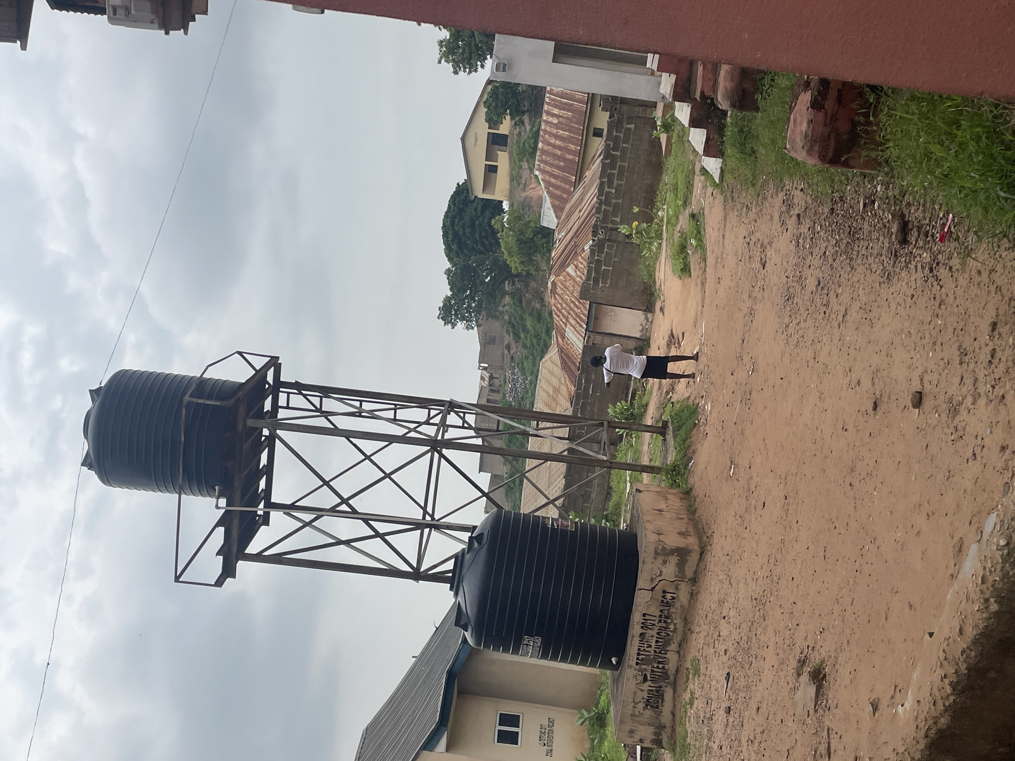 Morning activity at a polytechnic campus in Lokoja, Nigeria