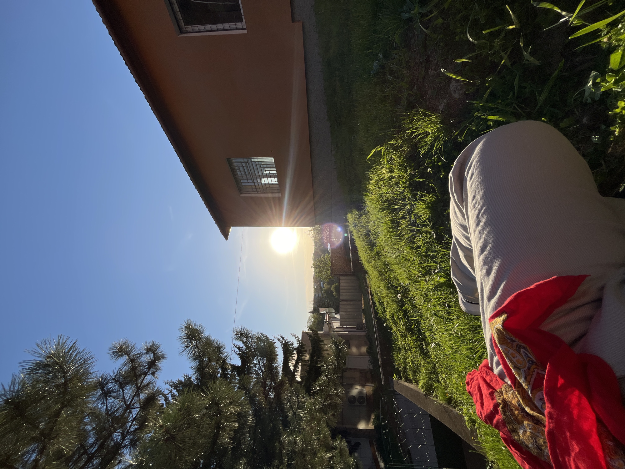 Couple takes outdoor selfies in sunny Loznitsa, Bulgaria
