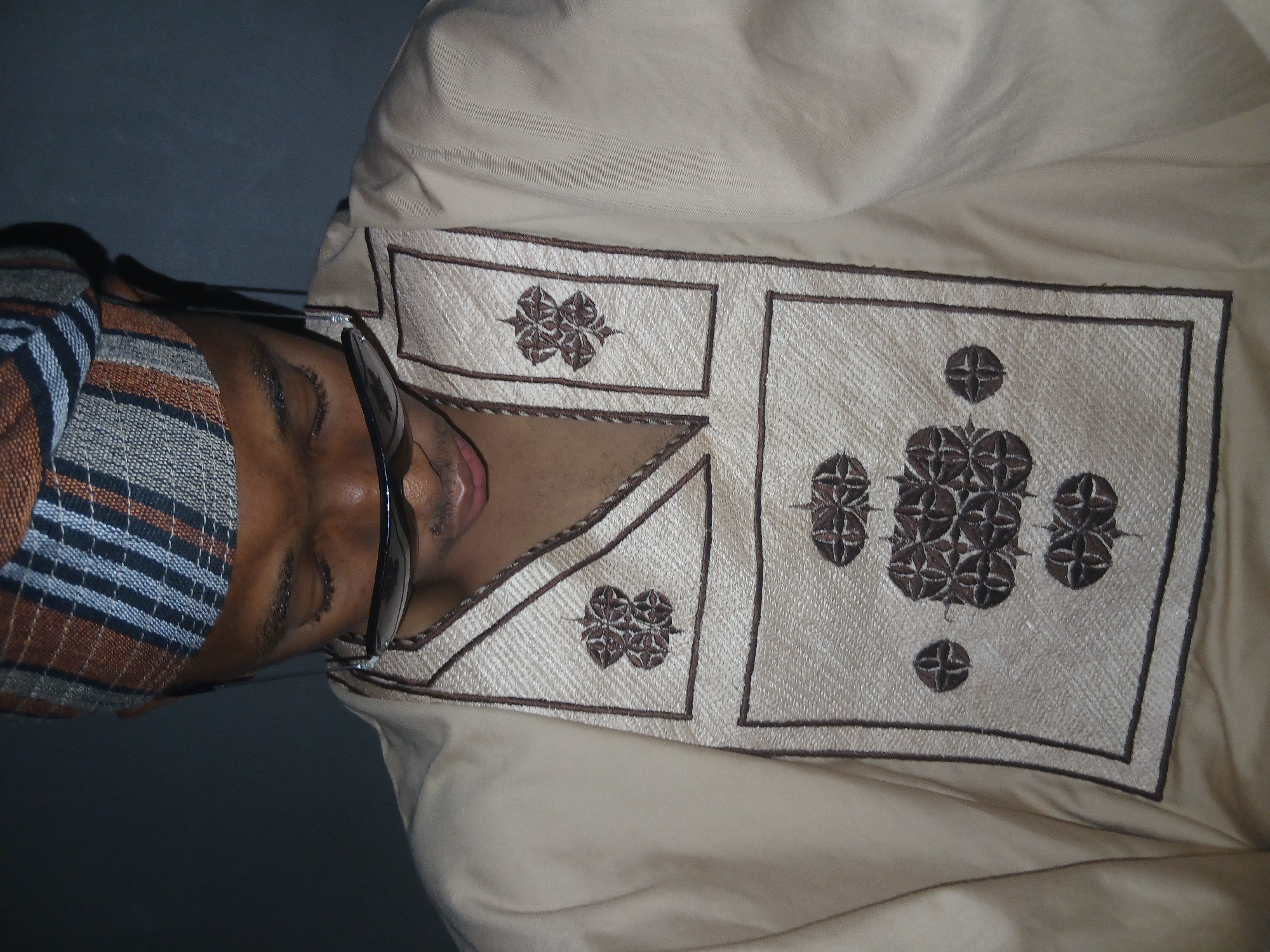 Evening in Lagos: traditional attire and quiet indoor moments