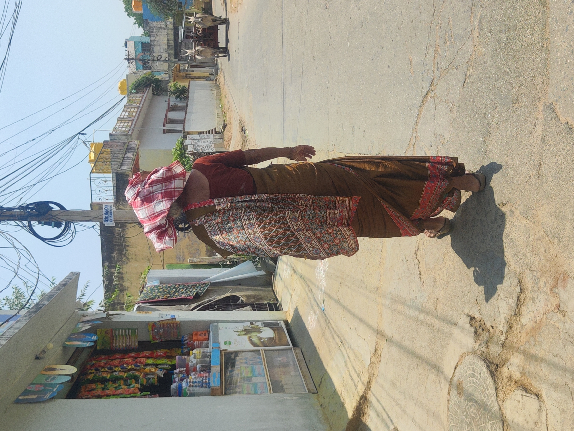 Morning life documented in Pedda Kammavaripalli village, India