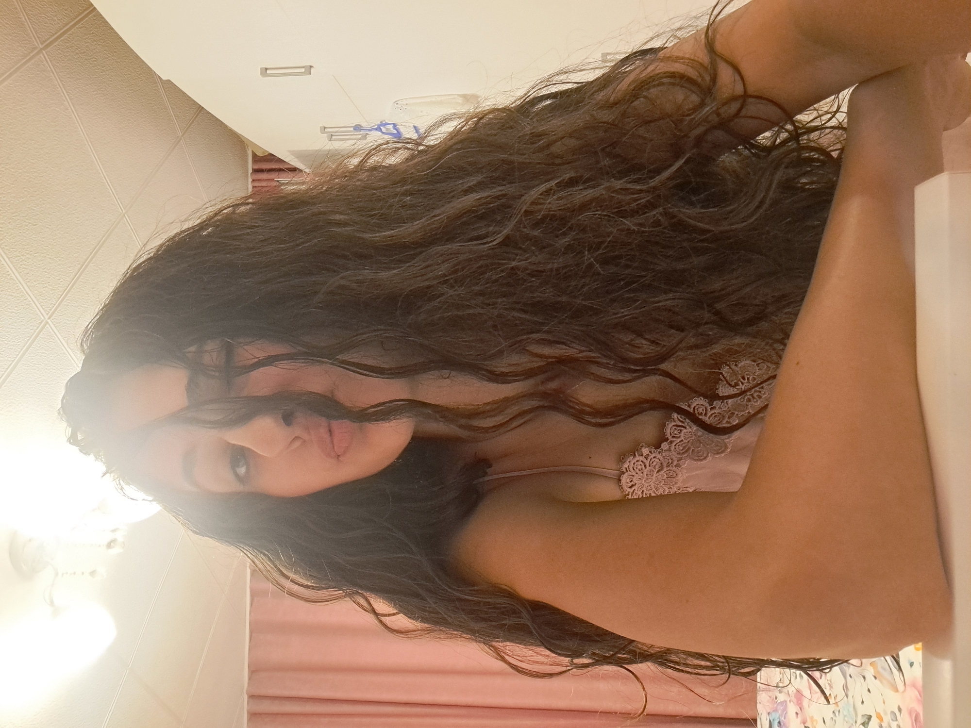 Evening hair routine and sheep herding captured in Negovan