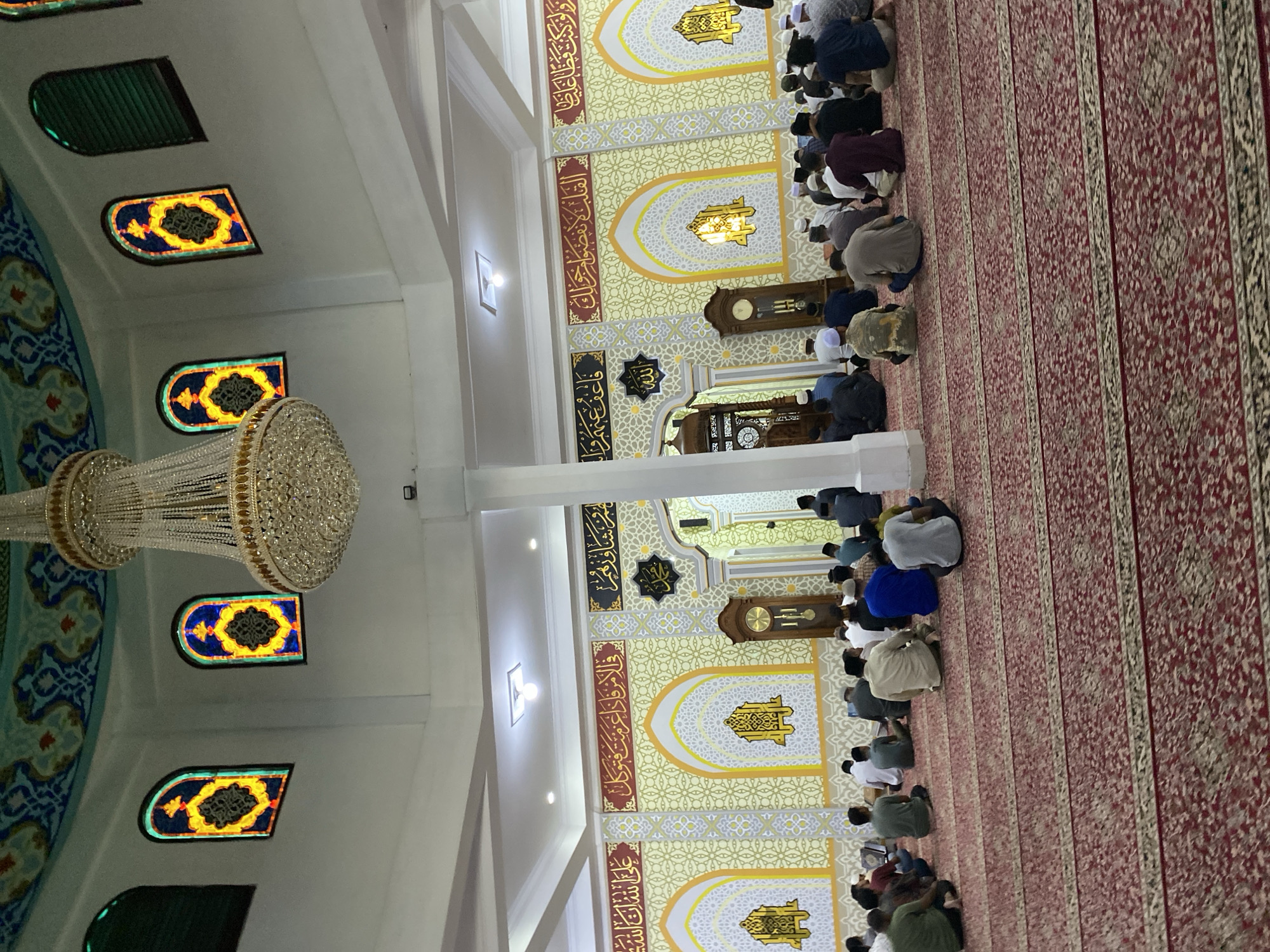 Morning prayers observed at Lhokseumawe mosque in Indonesia
