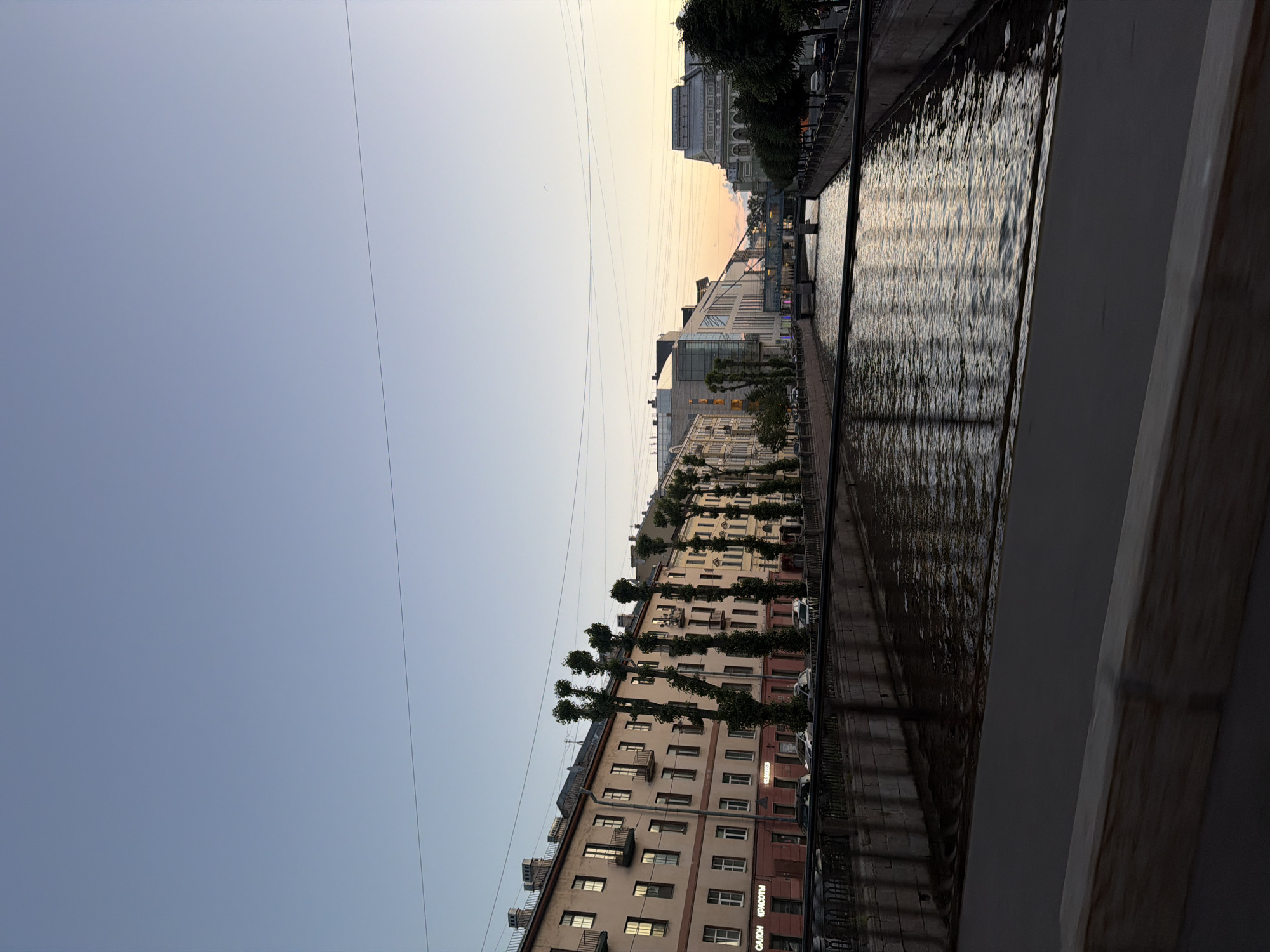 Evening drive through St. Petersburg's historic city center