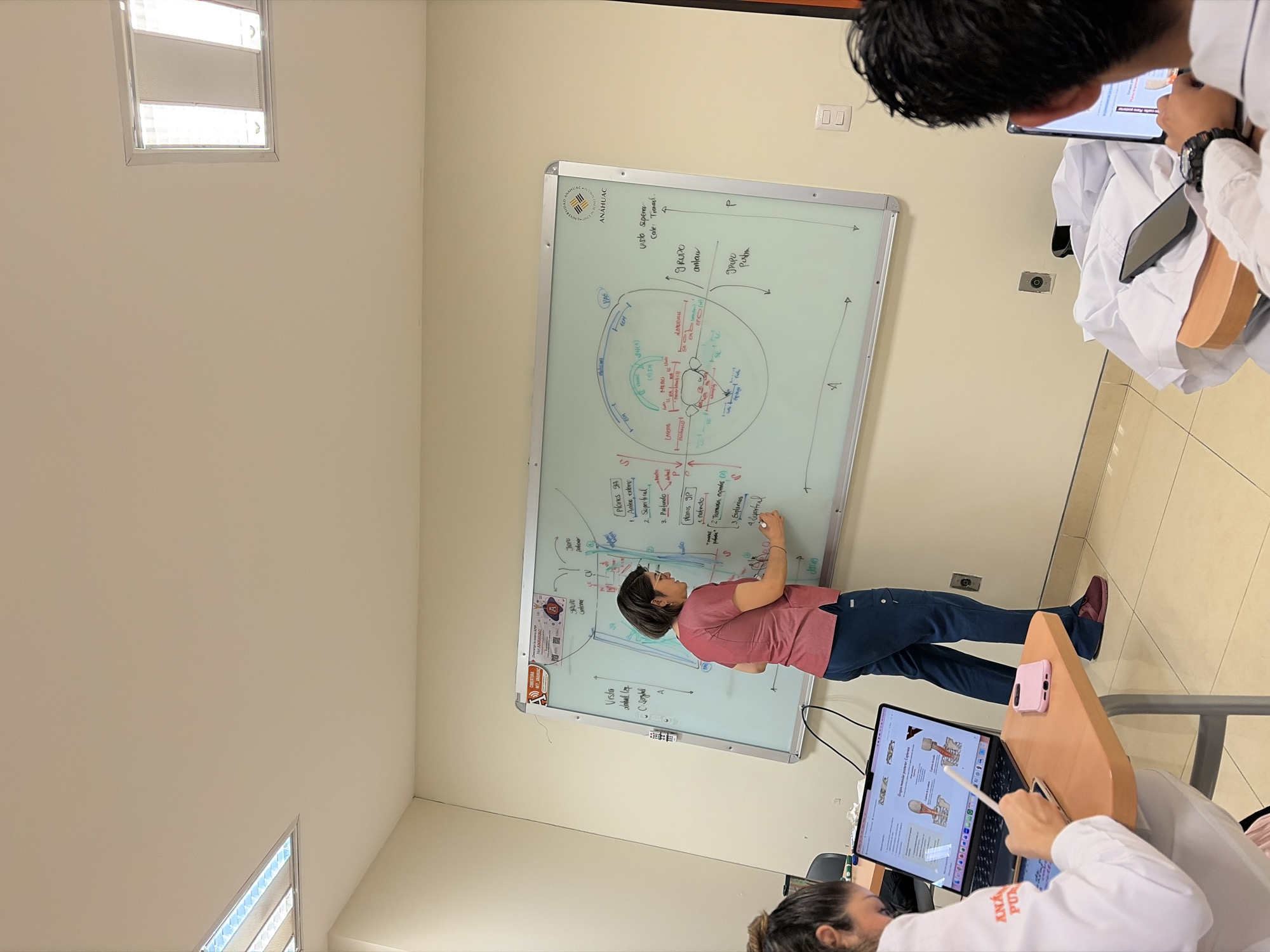 Anatomy lesson observed at Mexico university classroom