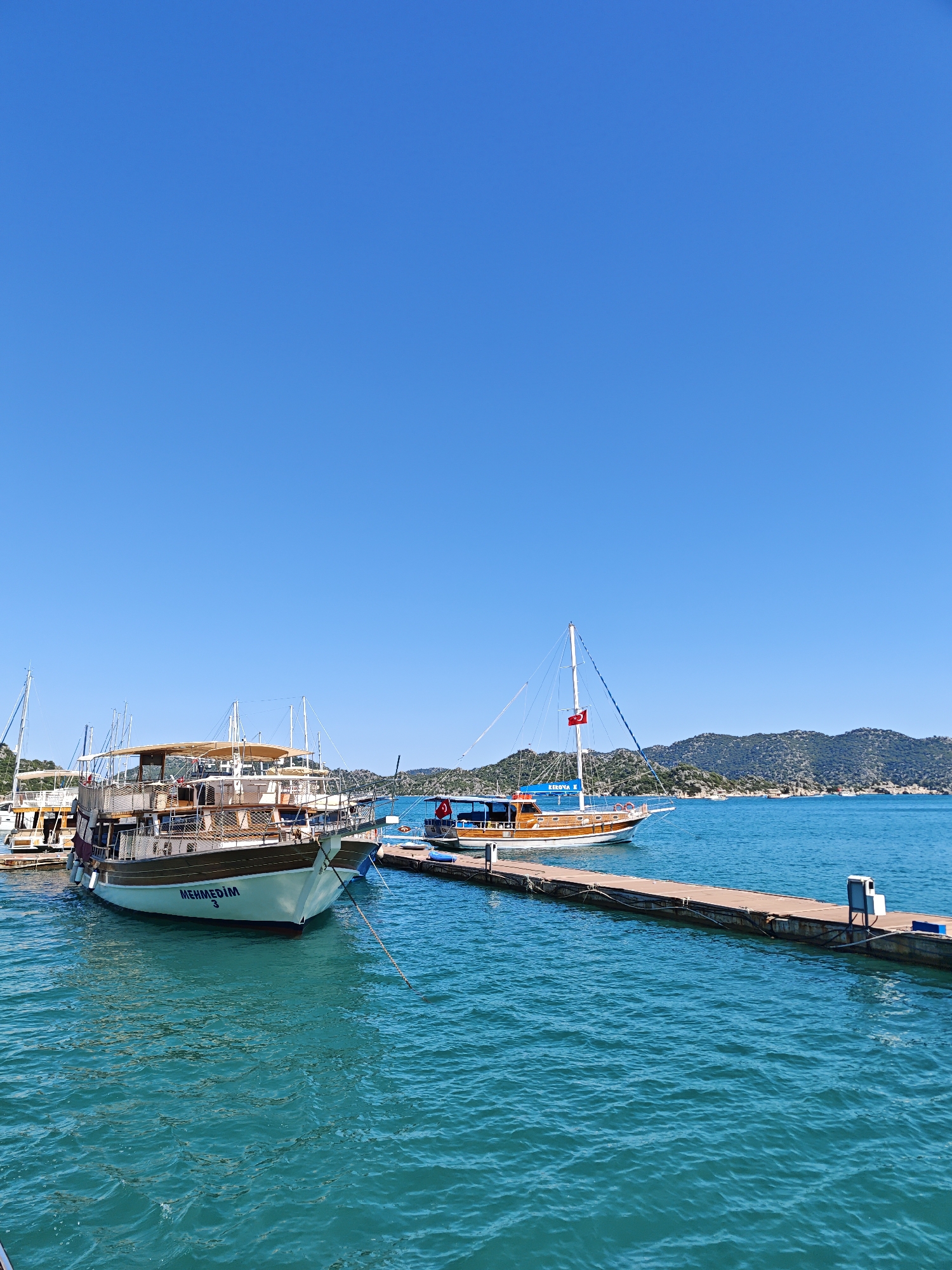 Clear skies, calm waters observed at Demre marina