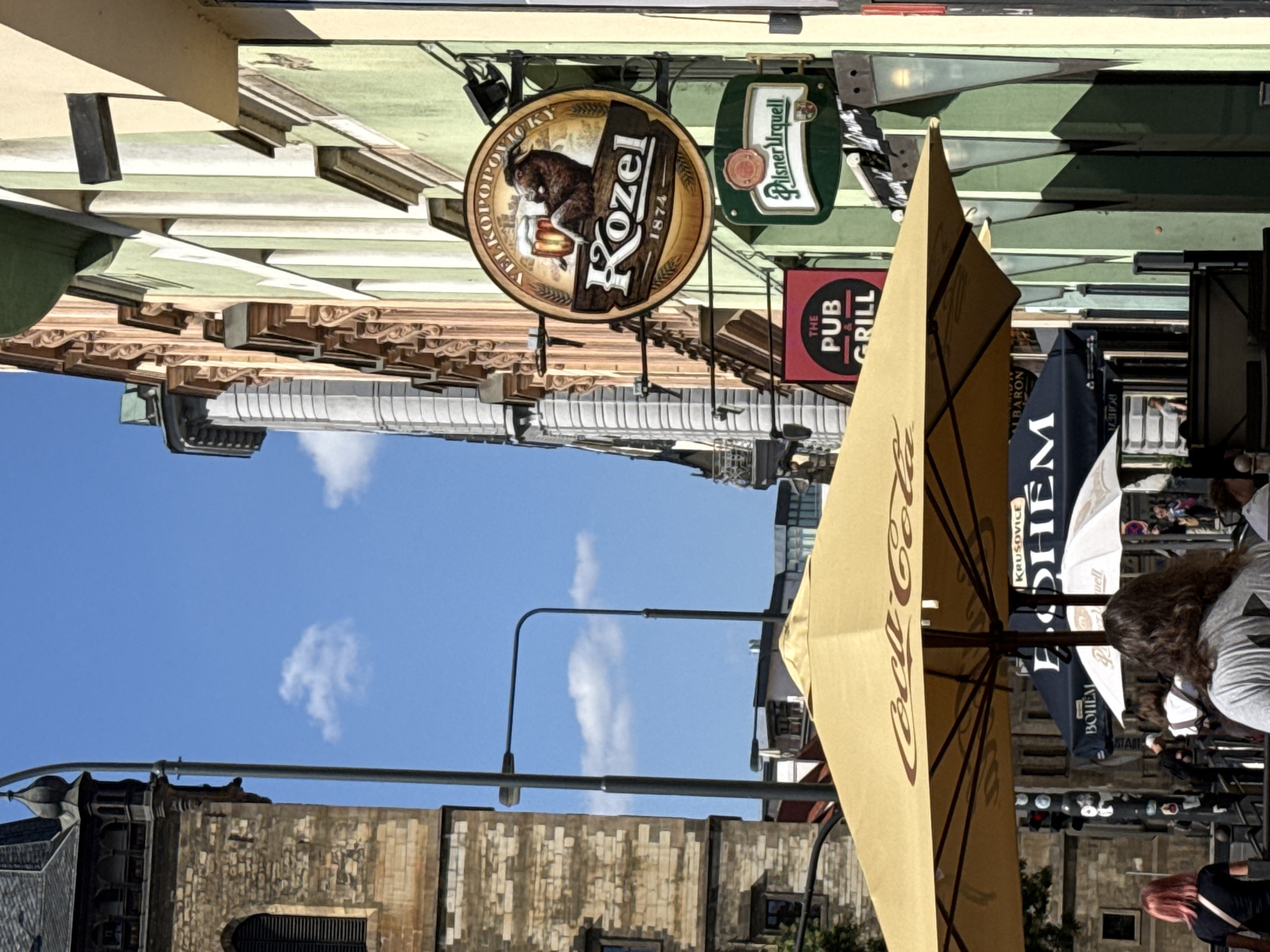 Sunny afternoon roaming Prague's historic streets and architecture