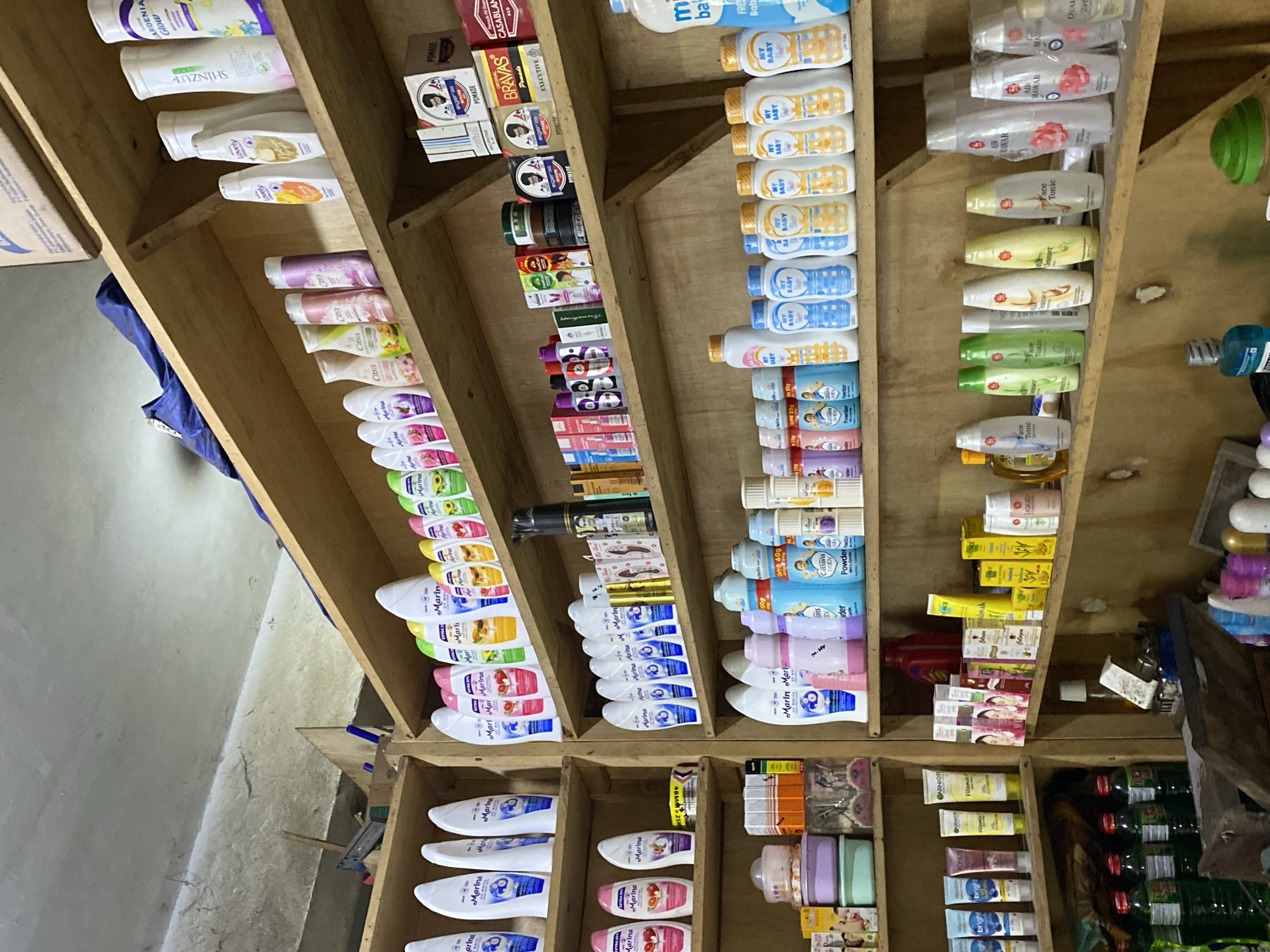 Consumer goods documented in Ta' Indonesia retail shops