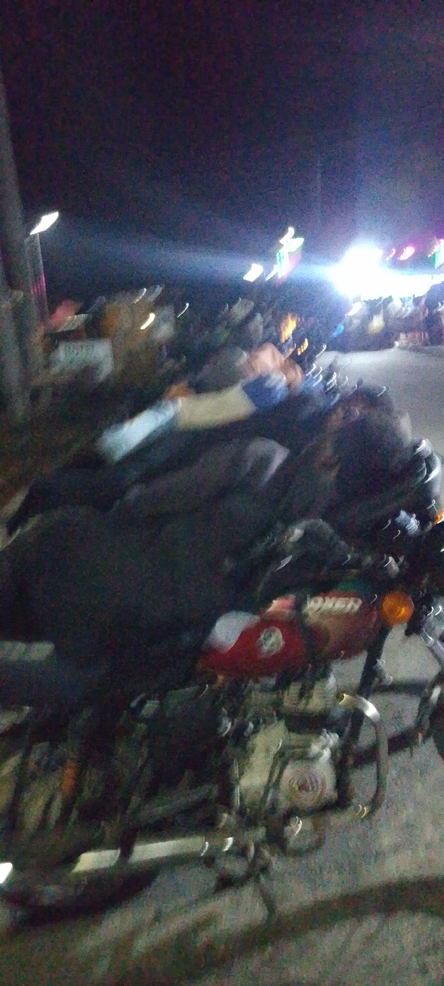 Nighttime street life documented in Lokoja, Nigeria