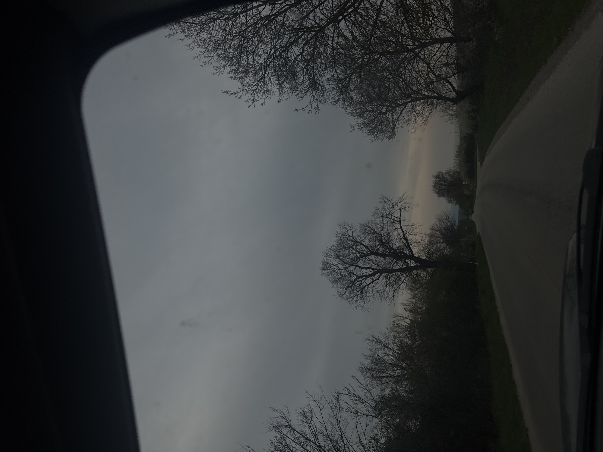 Driver documents rural road journey near Montana, Bulgaria