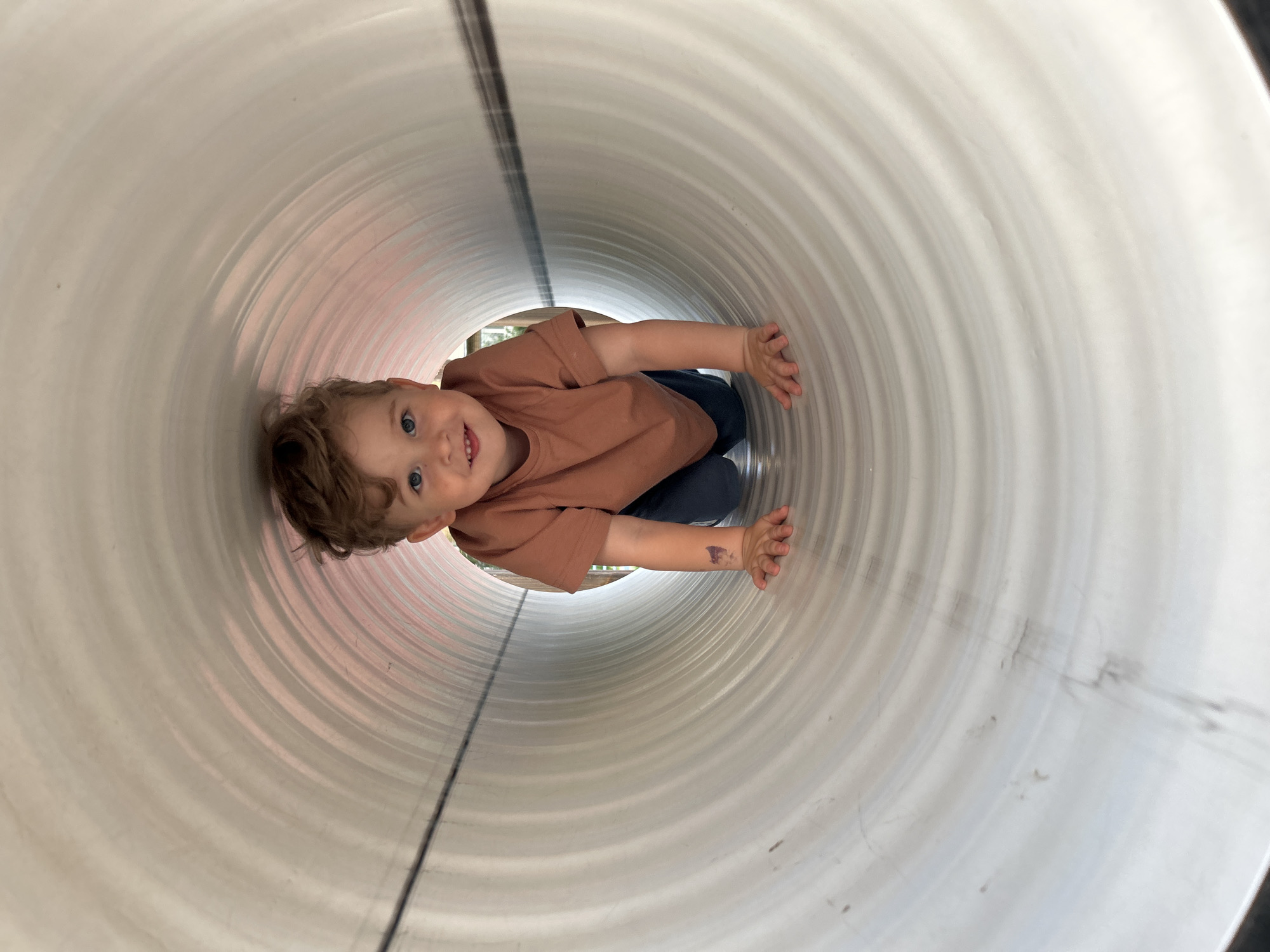 Children play at Klin playground during afternoon hours